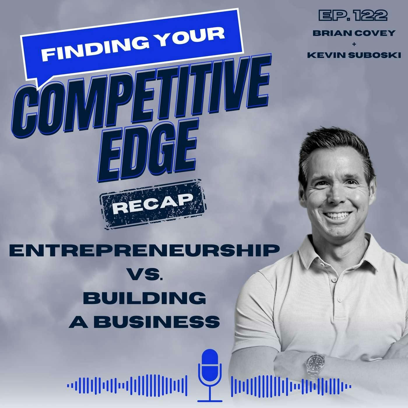 RECAP - Entrepreneurship vs. Building A Business: Knowing Which System You Should Implement w/ Brian Covey episode artwork