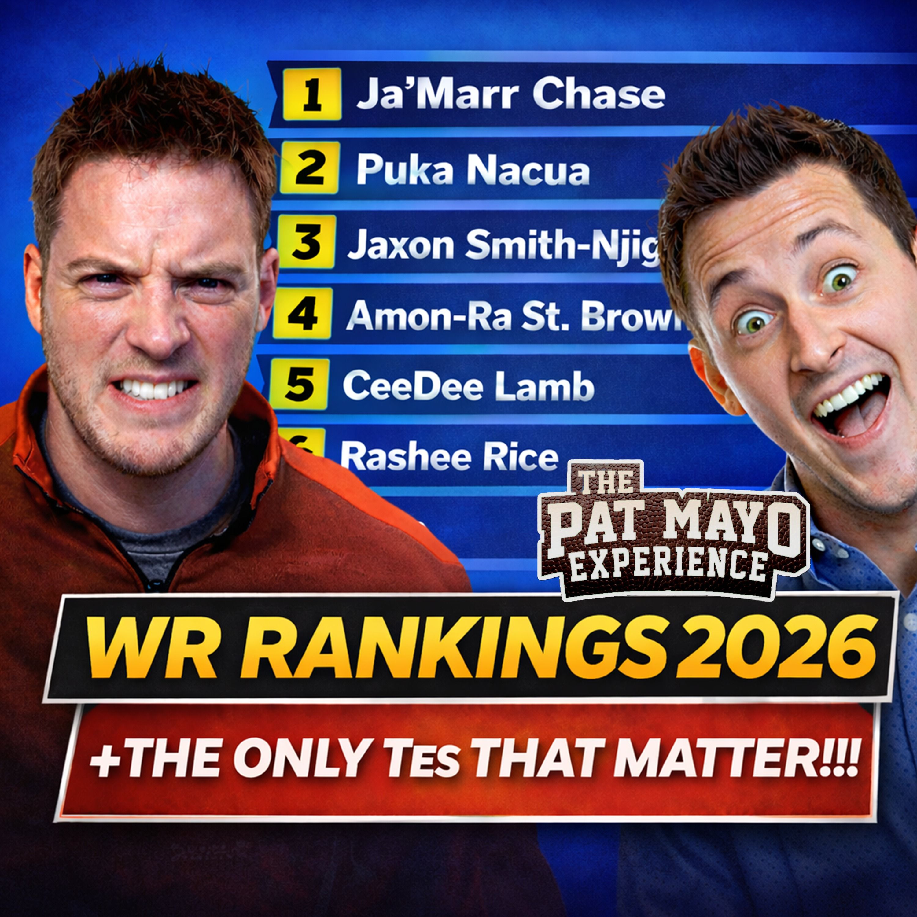 2026 Fantasy Football WR Rankings, Tiers + Tight End Rankings