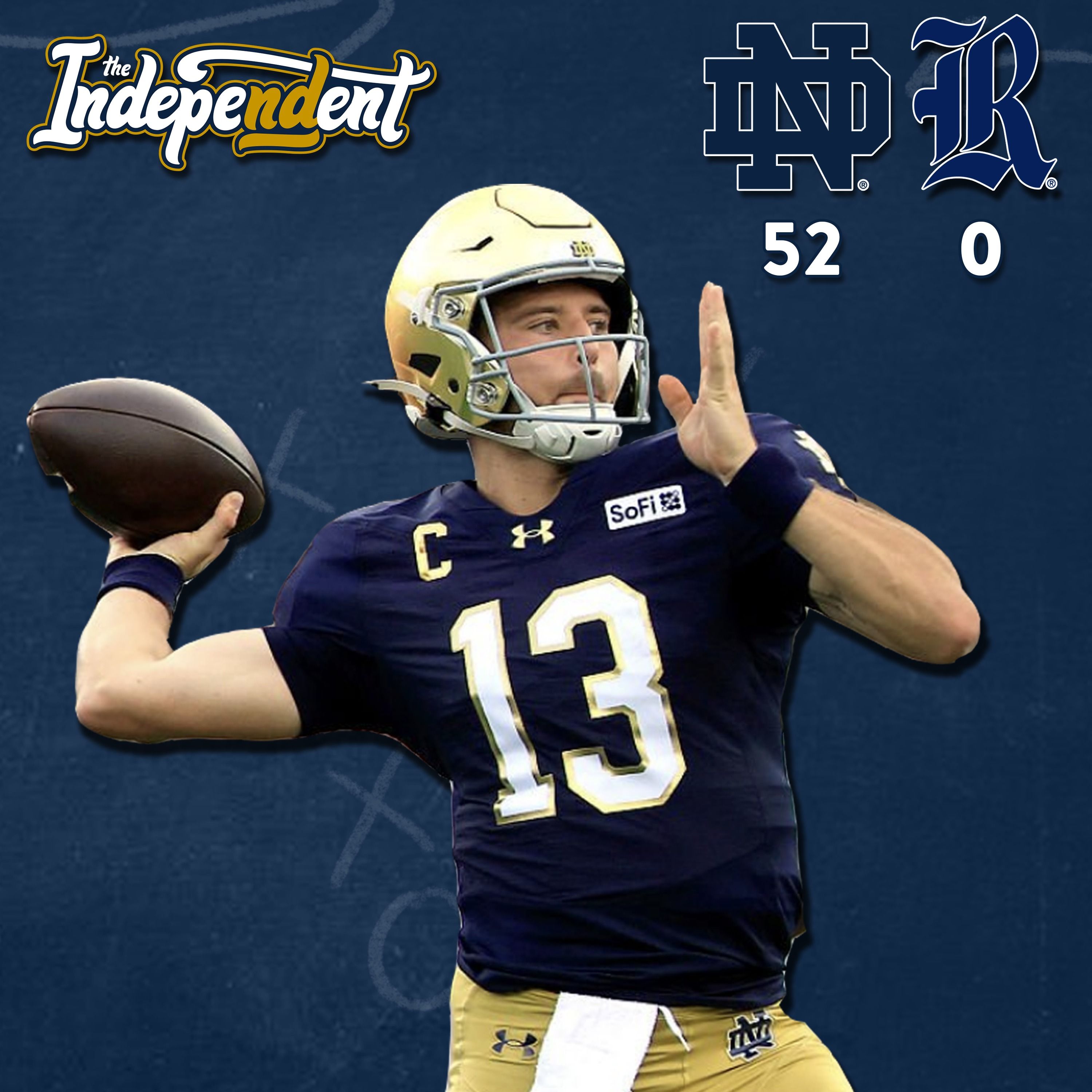 Notre Dame shuts out Rice 52-0 in home opener. Marcus Freeman's never let up in dominant Irish win. episode artwork