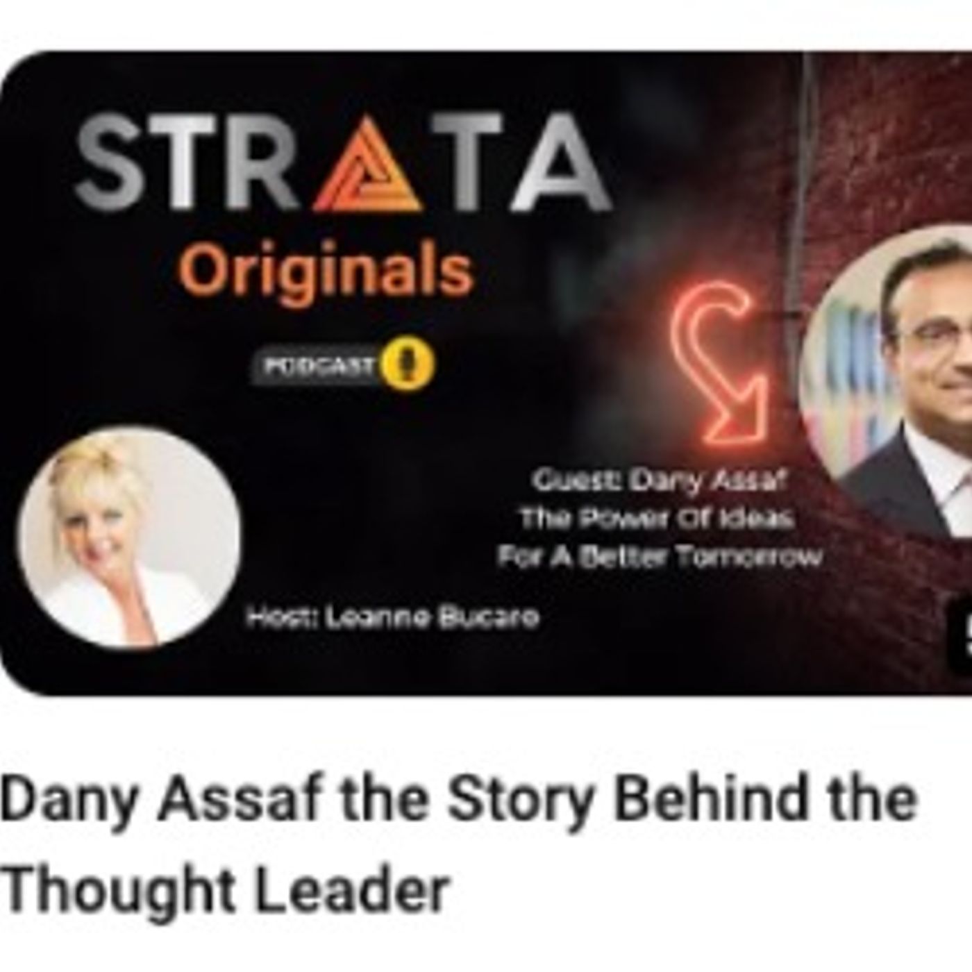 Dany Assaf the Story Behind the Thought Leader episode artwork