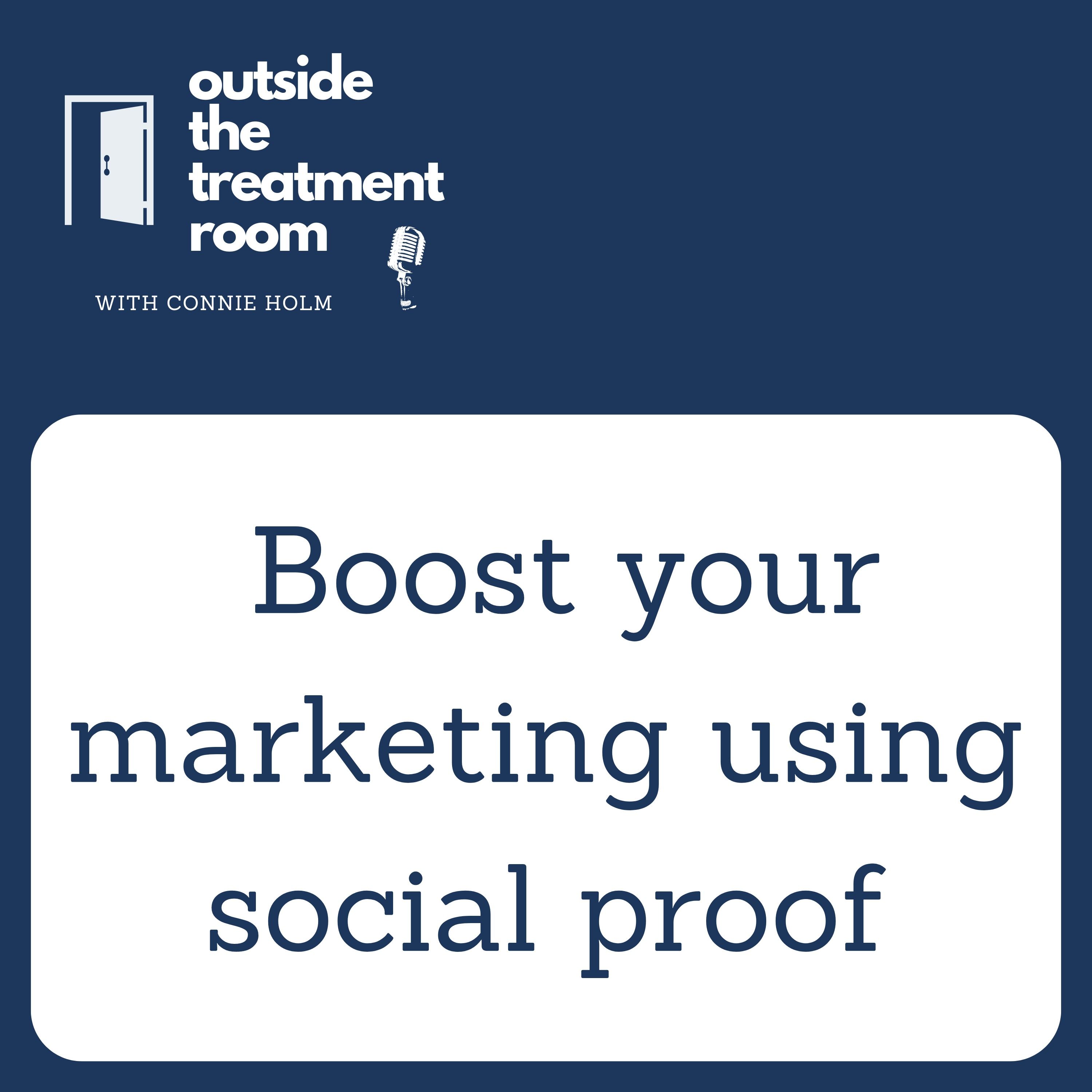 Boost your marketing using social proof