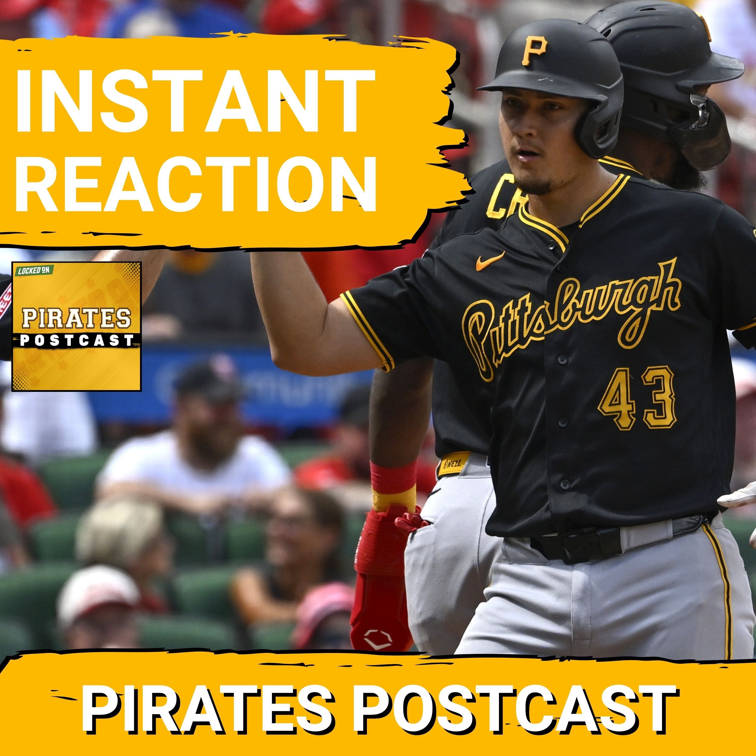 PIRATES POSTCAST: Brandon Lowe and Rafael Flores Jr POWER Pirates to Victory Over Cardinals episode artwork