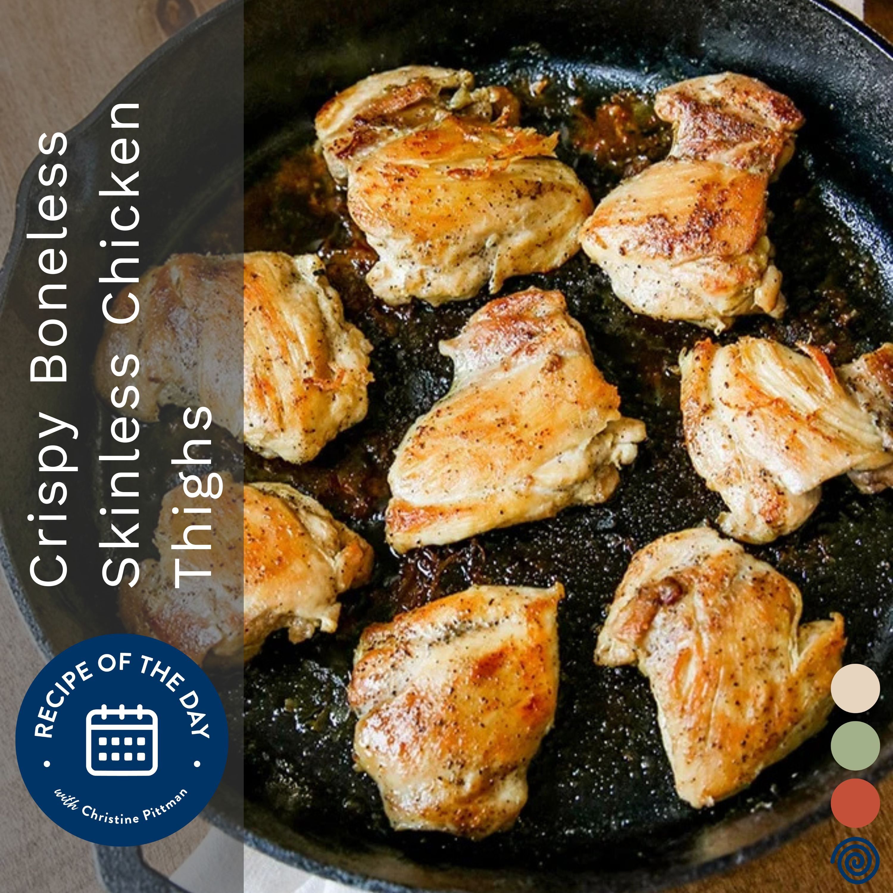 Crispy Boneless Chicken Thighs episode artwork