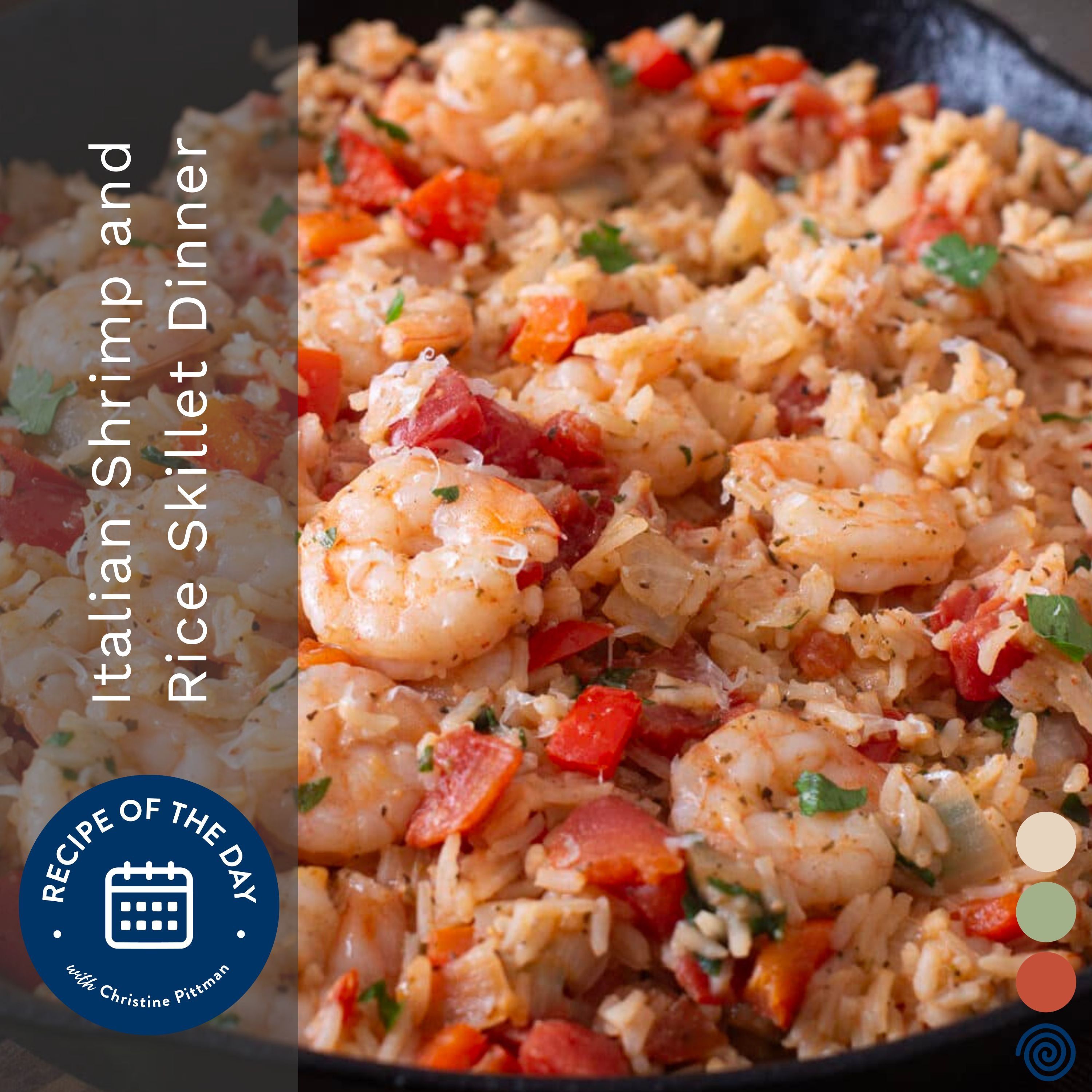 Italian Shrimp and Rice Skillet Dinner episode artwork