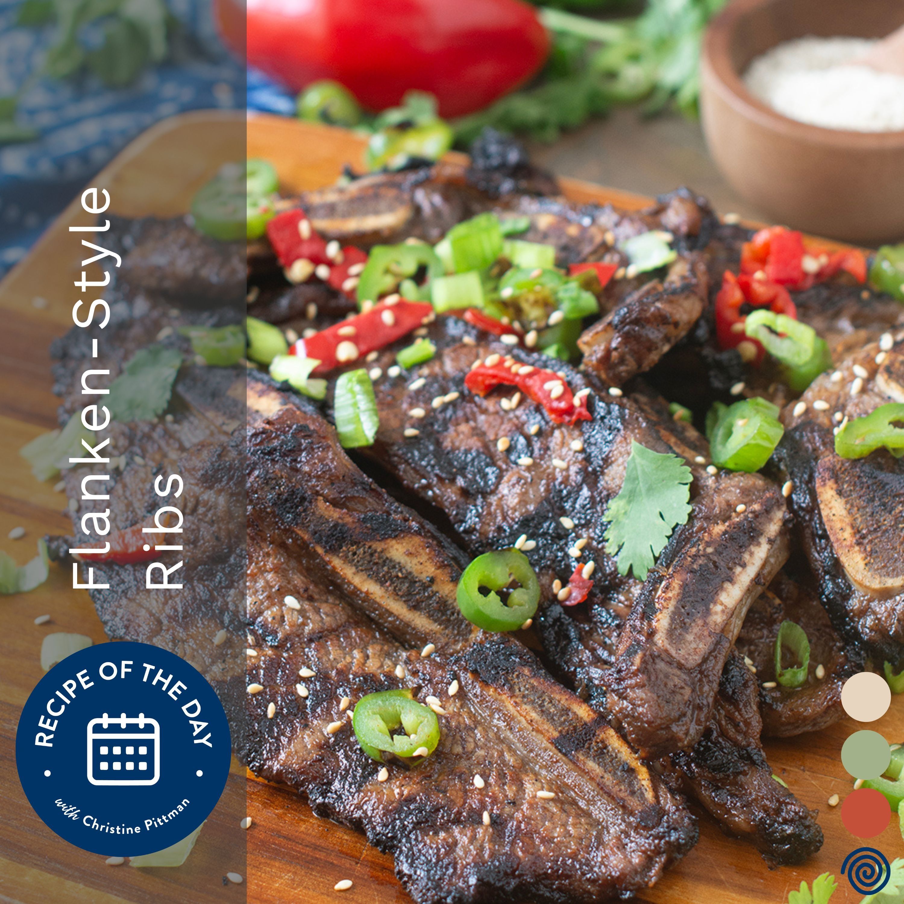 Thin-Sliced Short Ribs (Flanken Ribs) with Christine