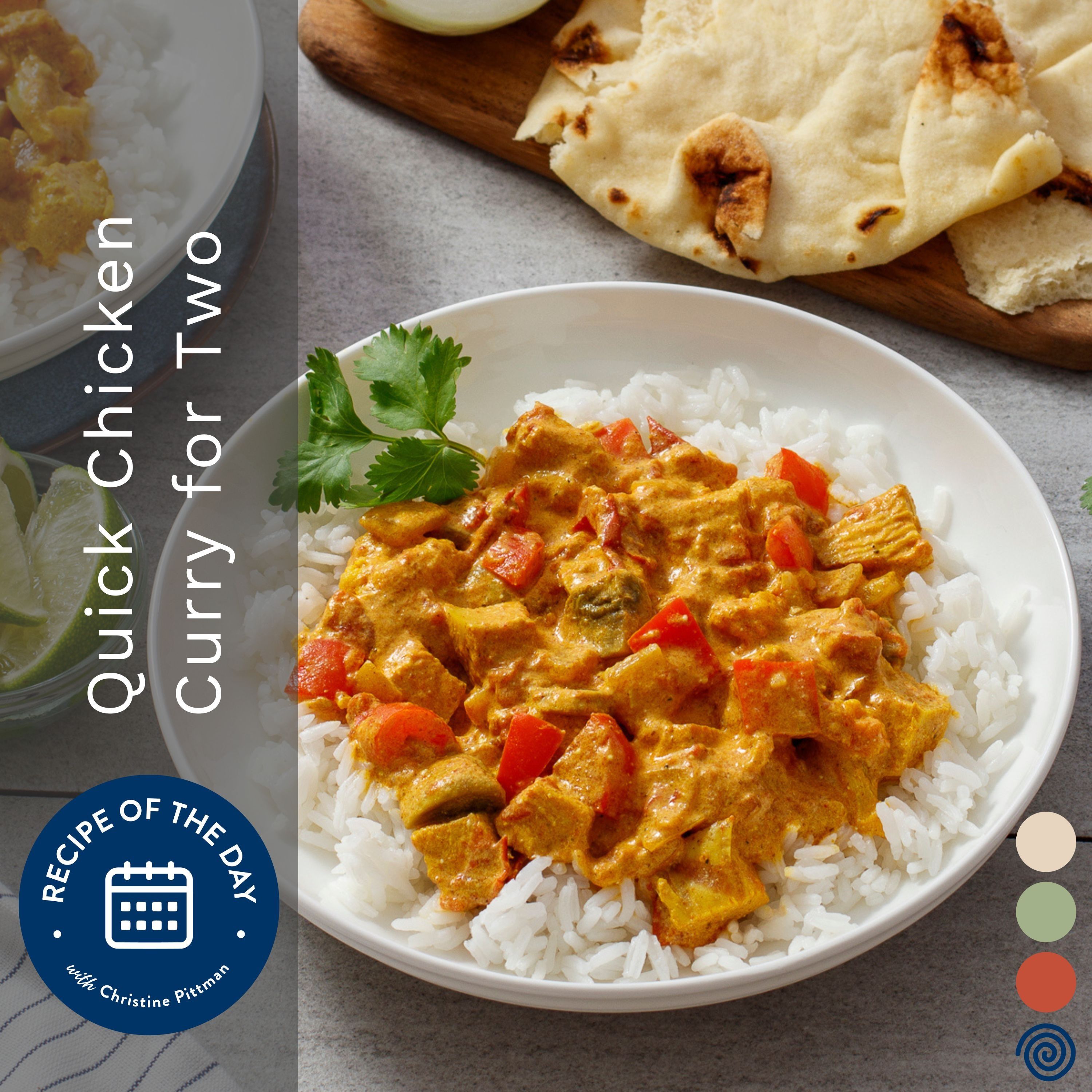 Quick Chicken Curry for Two