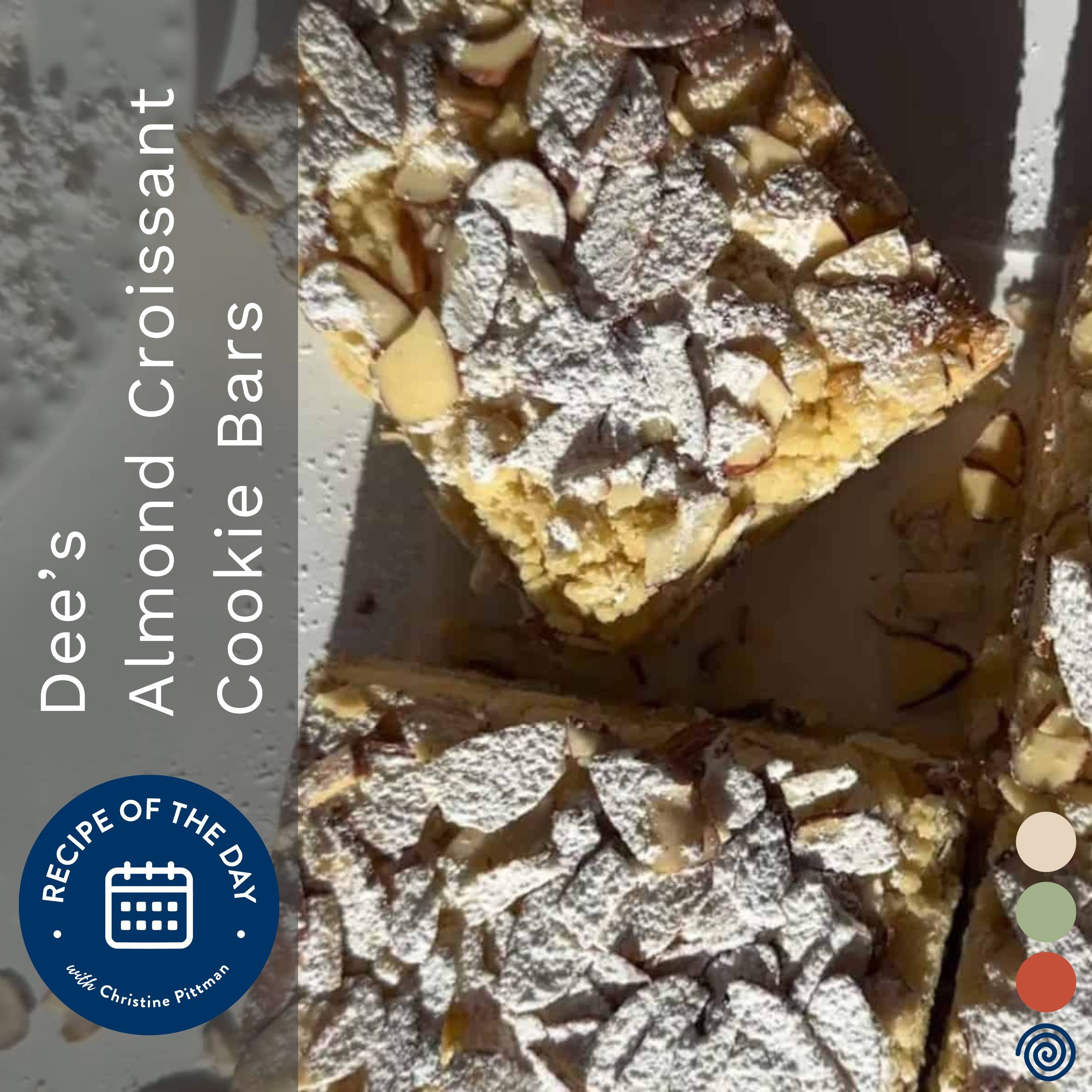 Almond Croissant Shortbread Bars with Dee Rotman