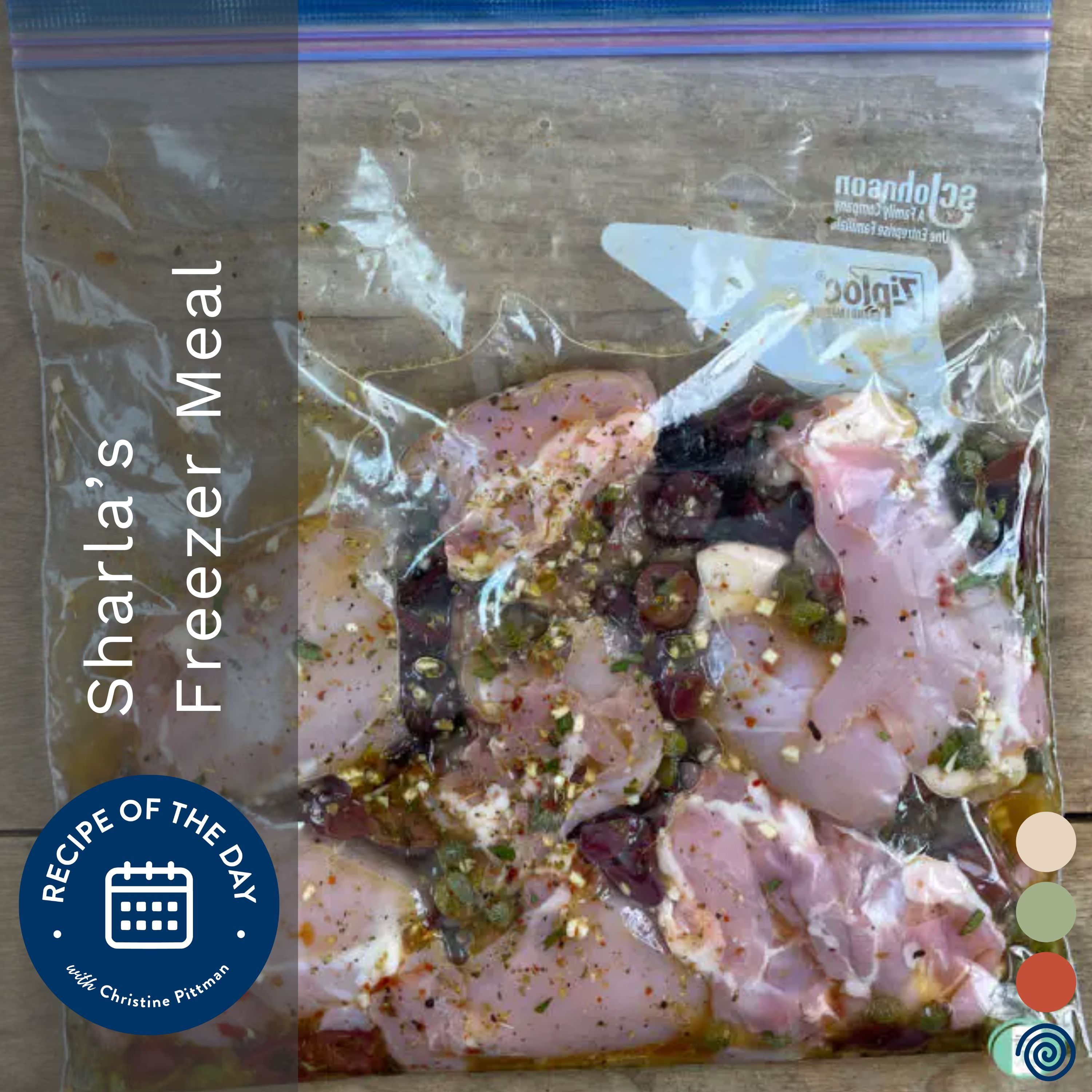 Mediterranean Chicken Sheet Pan Freezer Meal With Sharla
