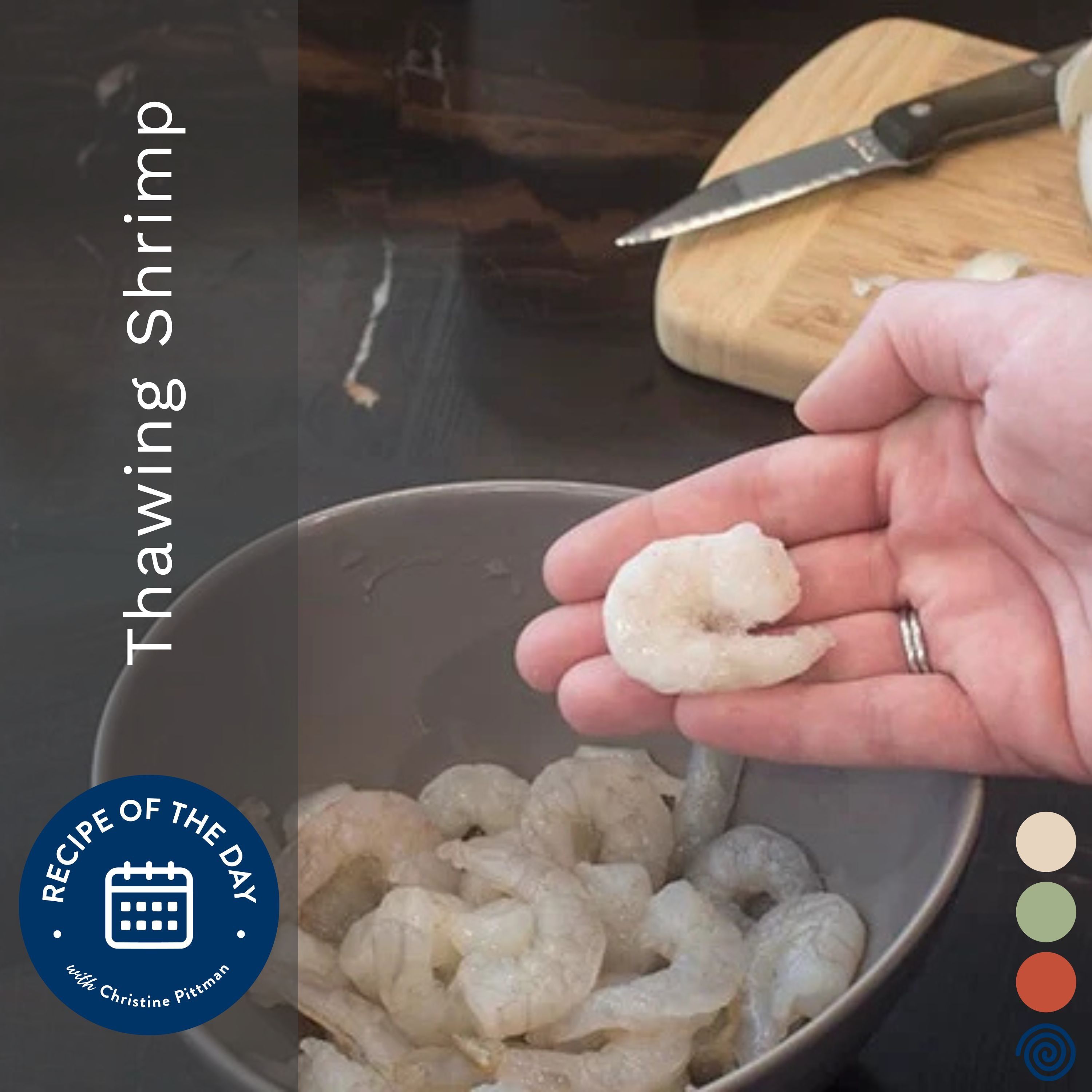 Thawing Shrimp