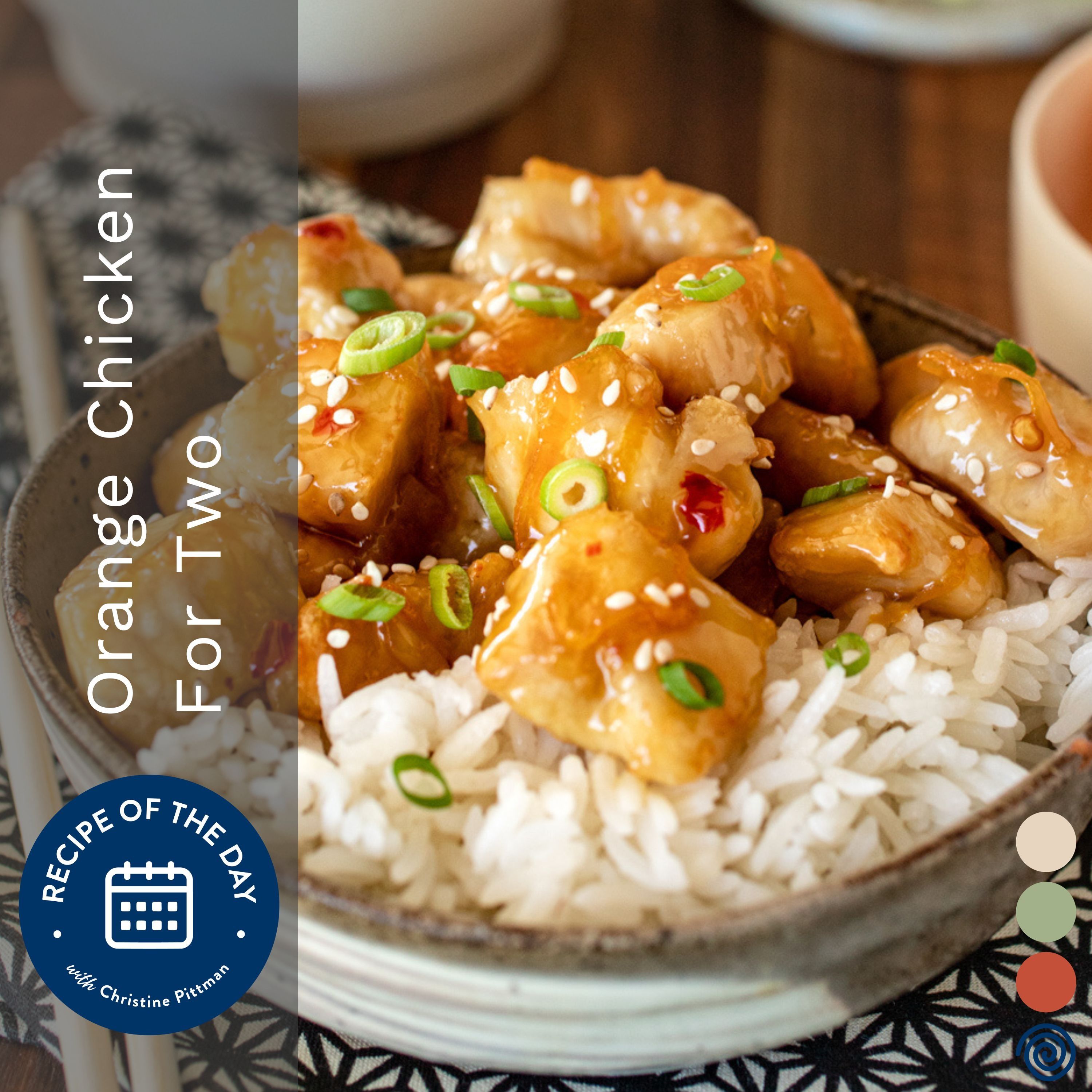 Orange Chicken for Two with Christine