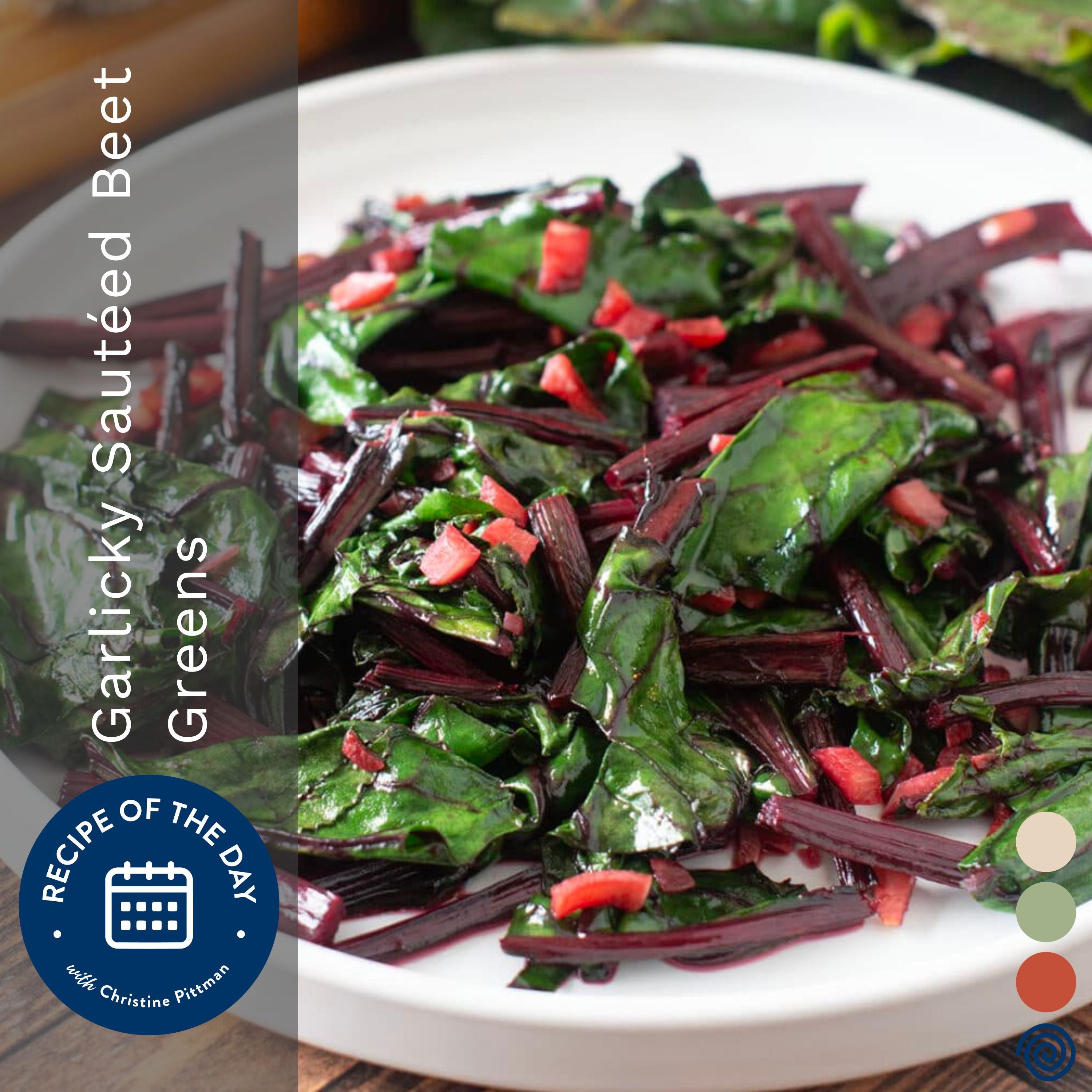 Garlicky Sautéed Beet Greens