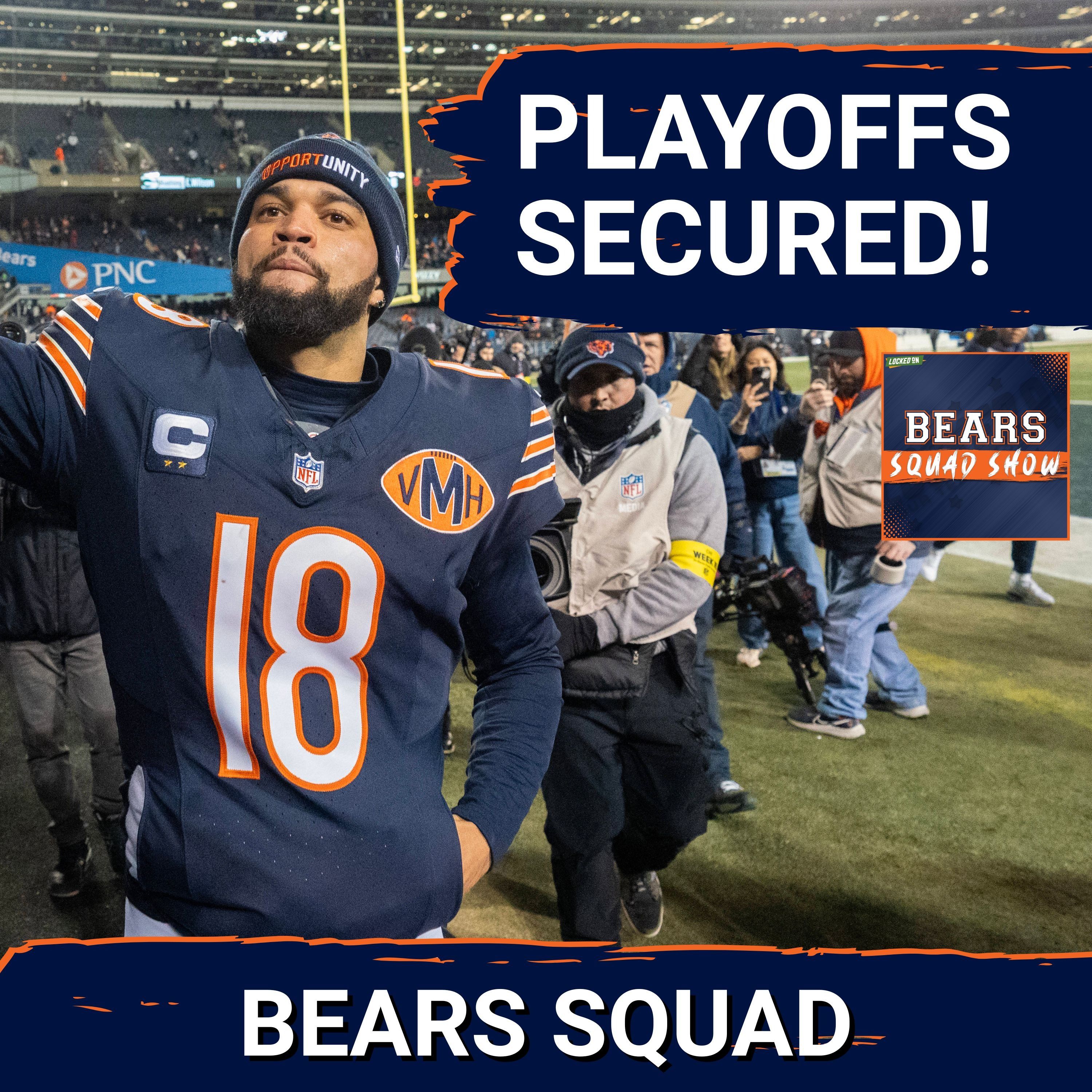 BEARS SQUAD SHOW: The Chicago Bears have OFFICIALLY made the playoffs & have 3 Pro Bowlers!