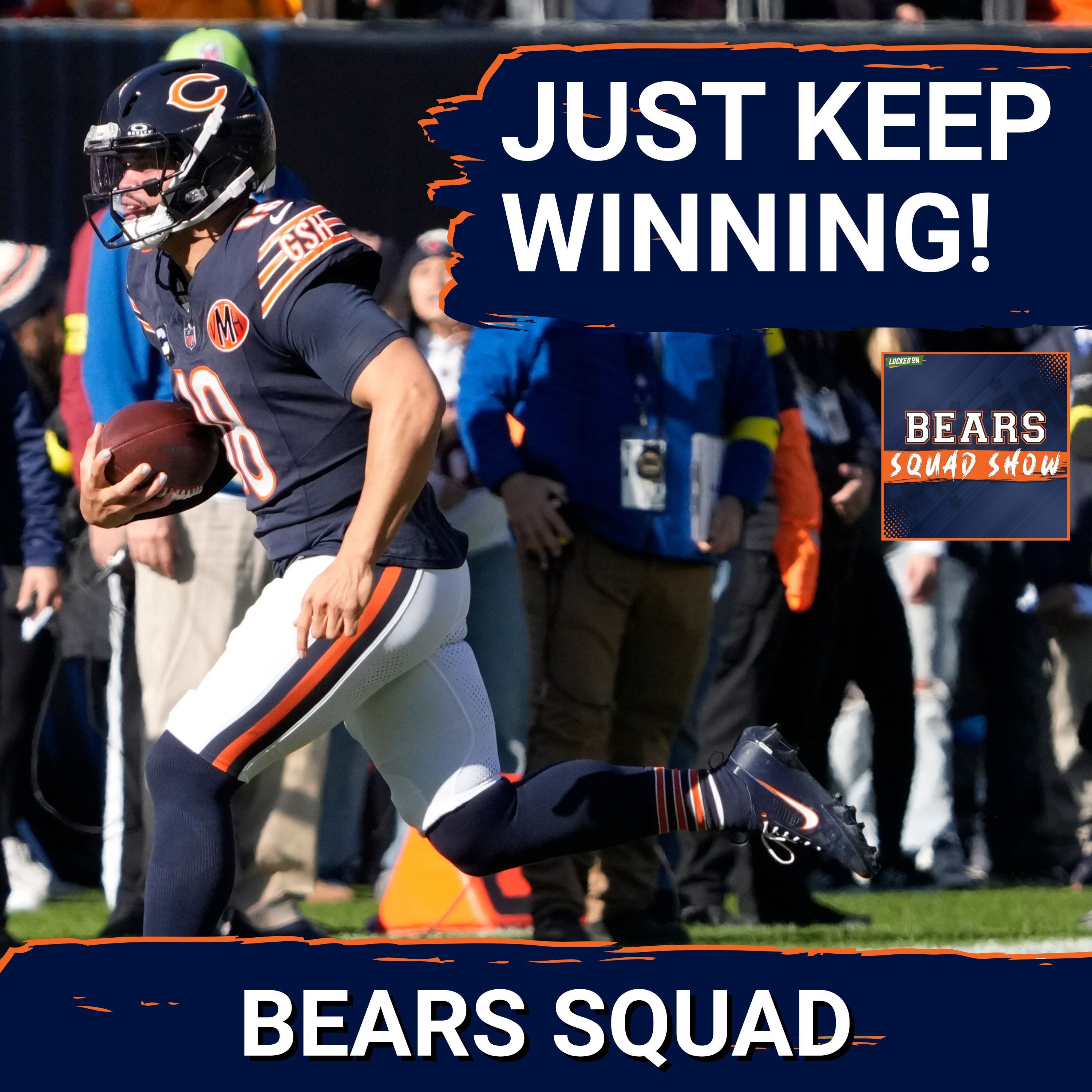 BEARS SQUAD SHOW: The Chicago Bears just FIND A WAY! Bears beat the Steelers 31-28, are now 8-3!