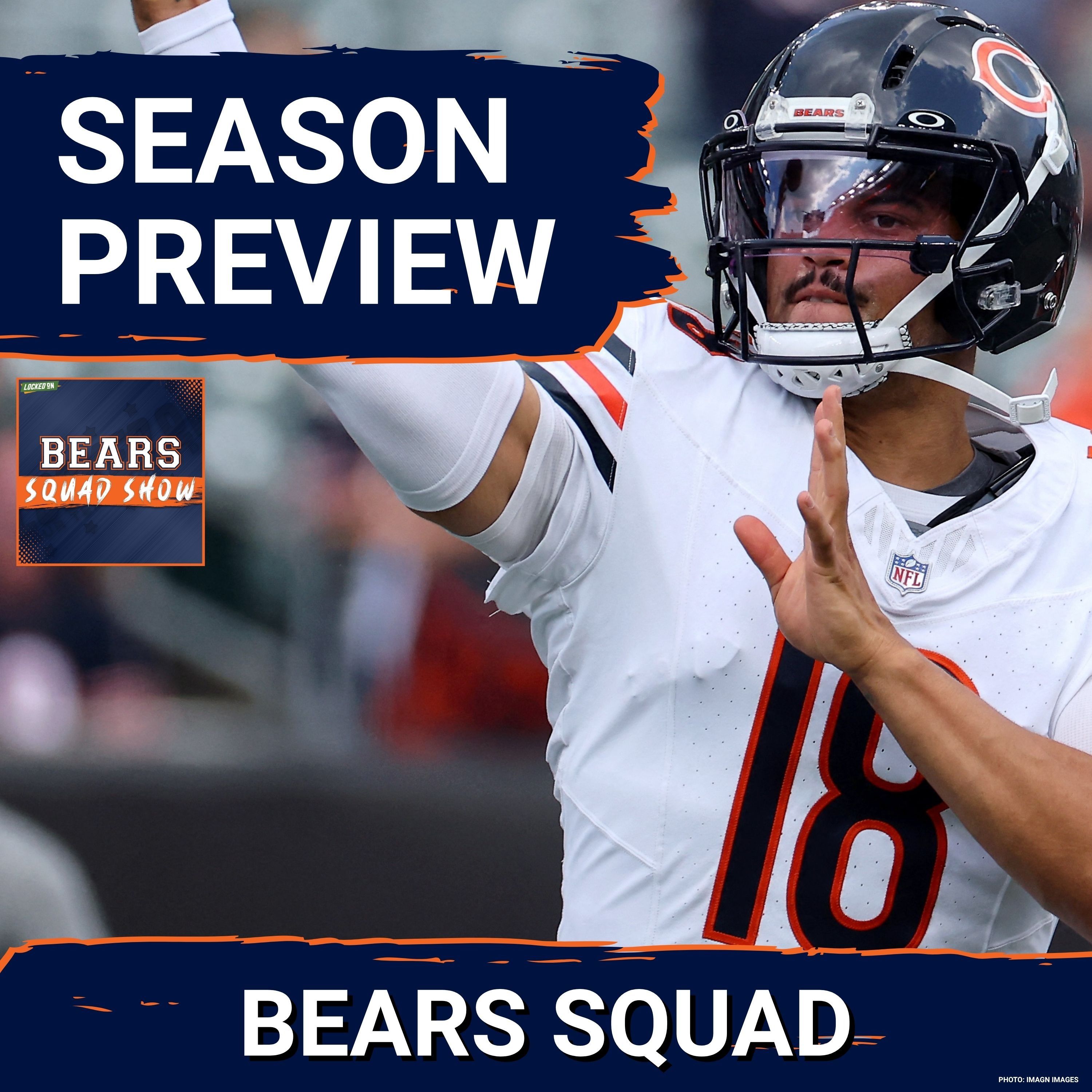 BEARS SQUAD SHOW: Full SEASON PREVIEW for the Chicago Bears & breaking down week 1 vs Panthers! episode artwork