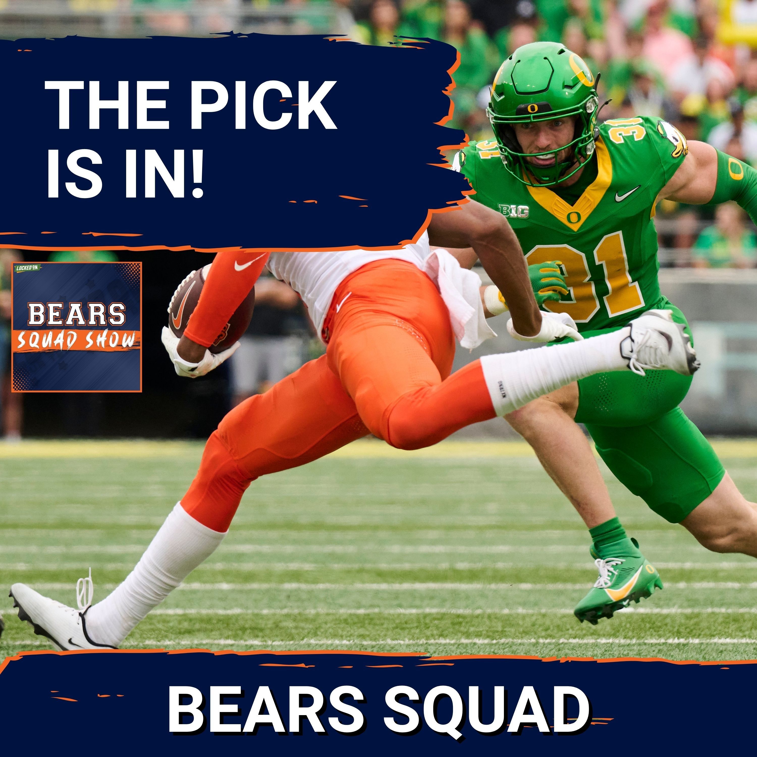 BEARS SQUAD SHOW: The Chicago Bears select Dillon Thieneman with the 25th pick in the NFL Draft!