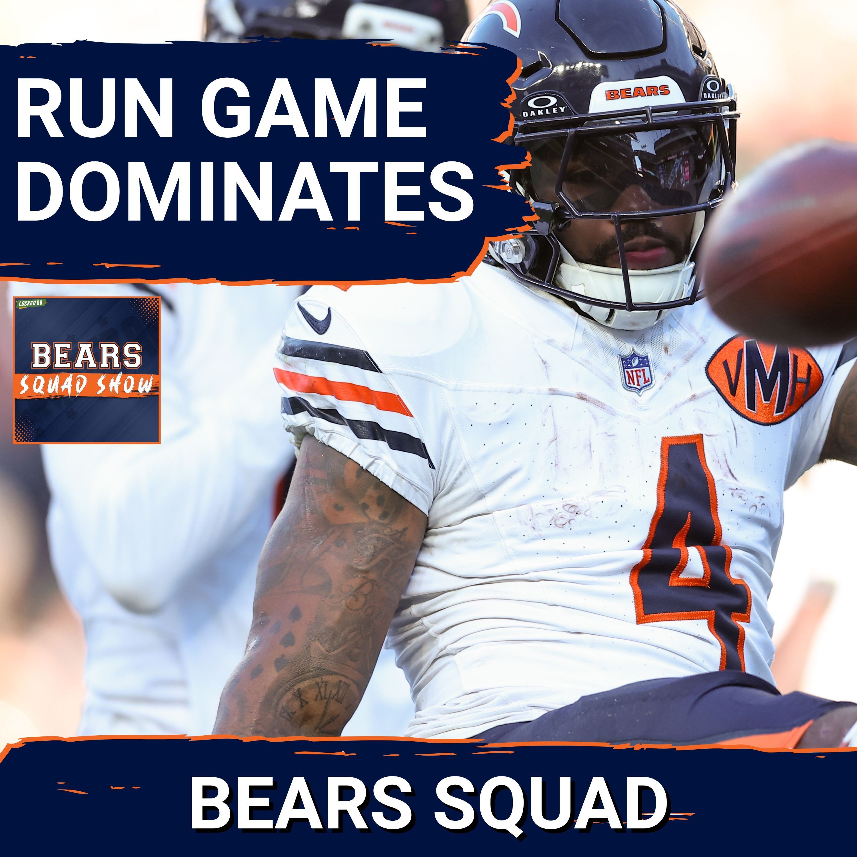 BEARS SQUAD SHOW: The Chicago Bears run game DOMINATES!! The Bears beat the Eagles 24-15!