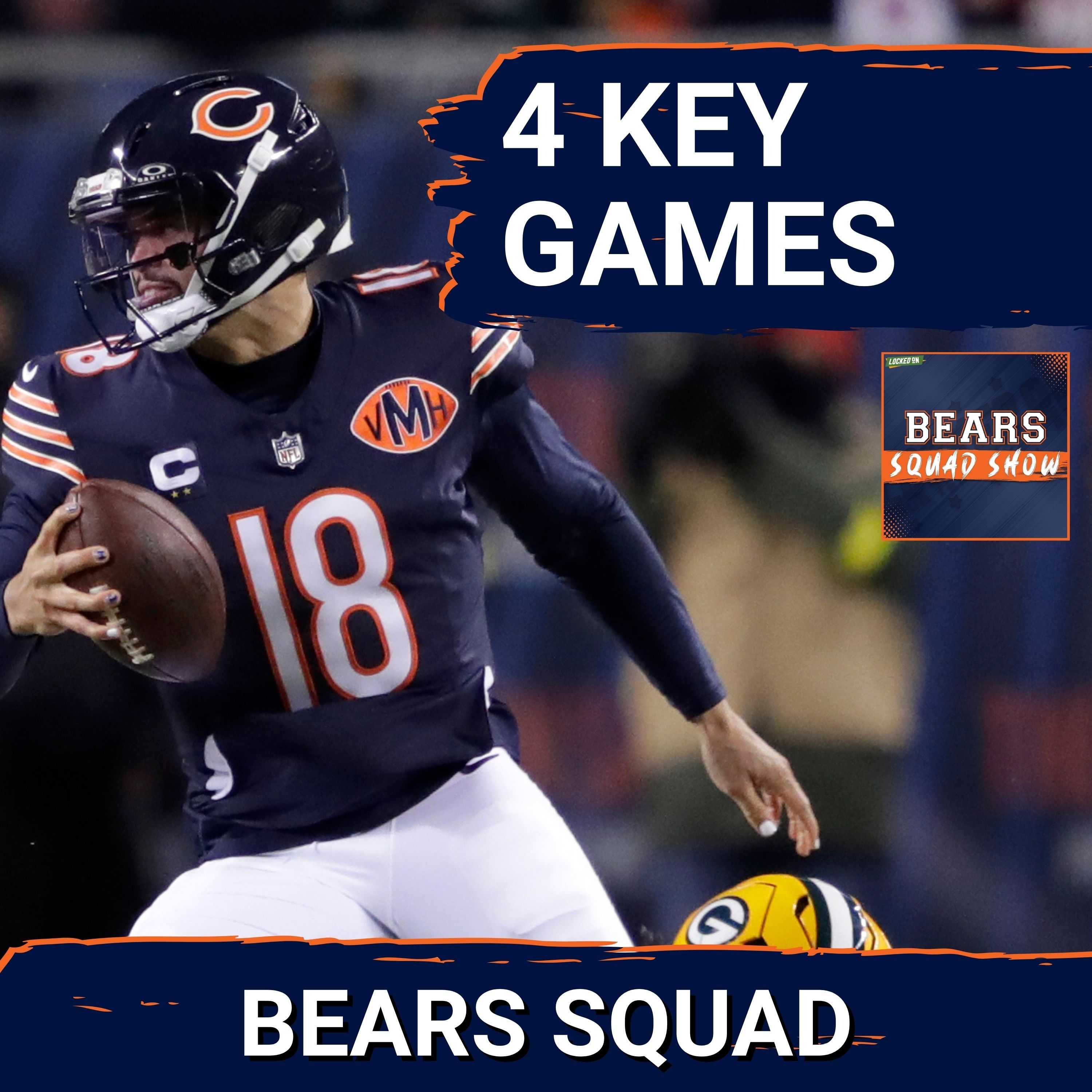 BEARS SQUAD SHOW: What are the 4 KEY GAMES for the Chicago Bears in 2026?