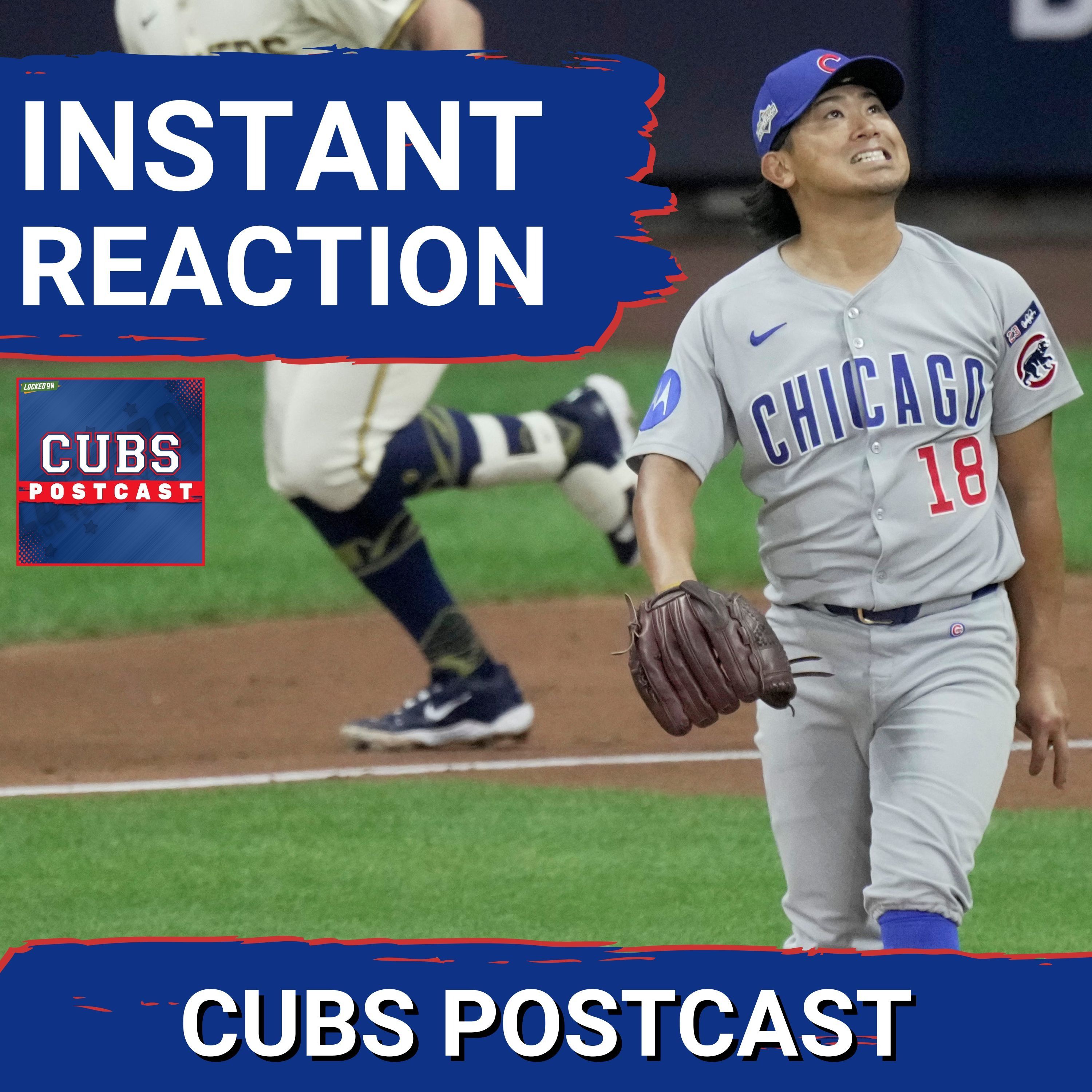 POSTCAST: The Chicago Cubs get OUTPLAYED again by the Brewers, face elimination being down 0-2