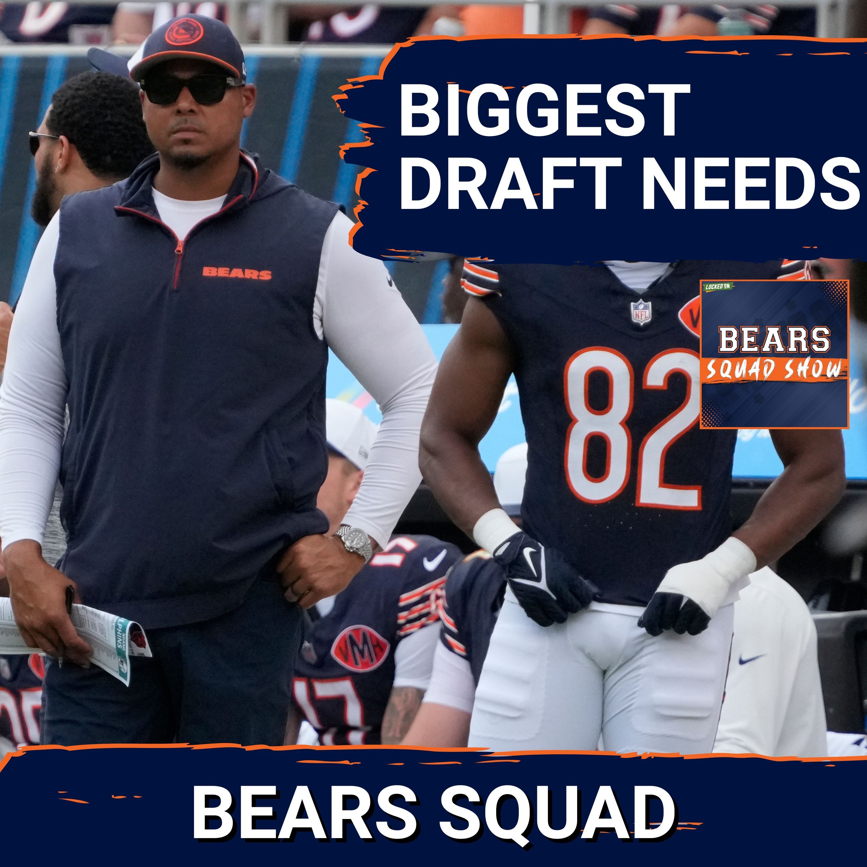 BEARS SQUAD SHOW: Ian Cunningham LEAVES for Falcons and the Chicago Bears biggest draft NEEDS!