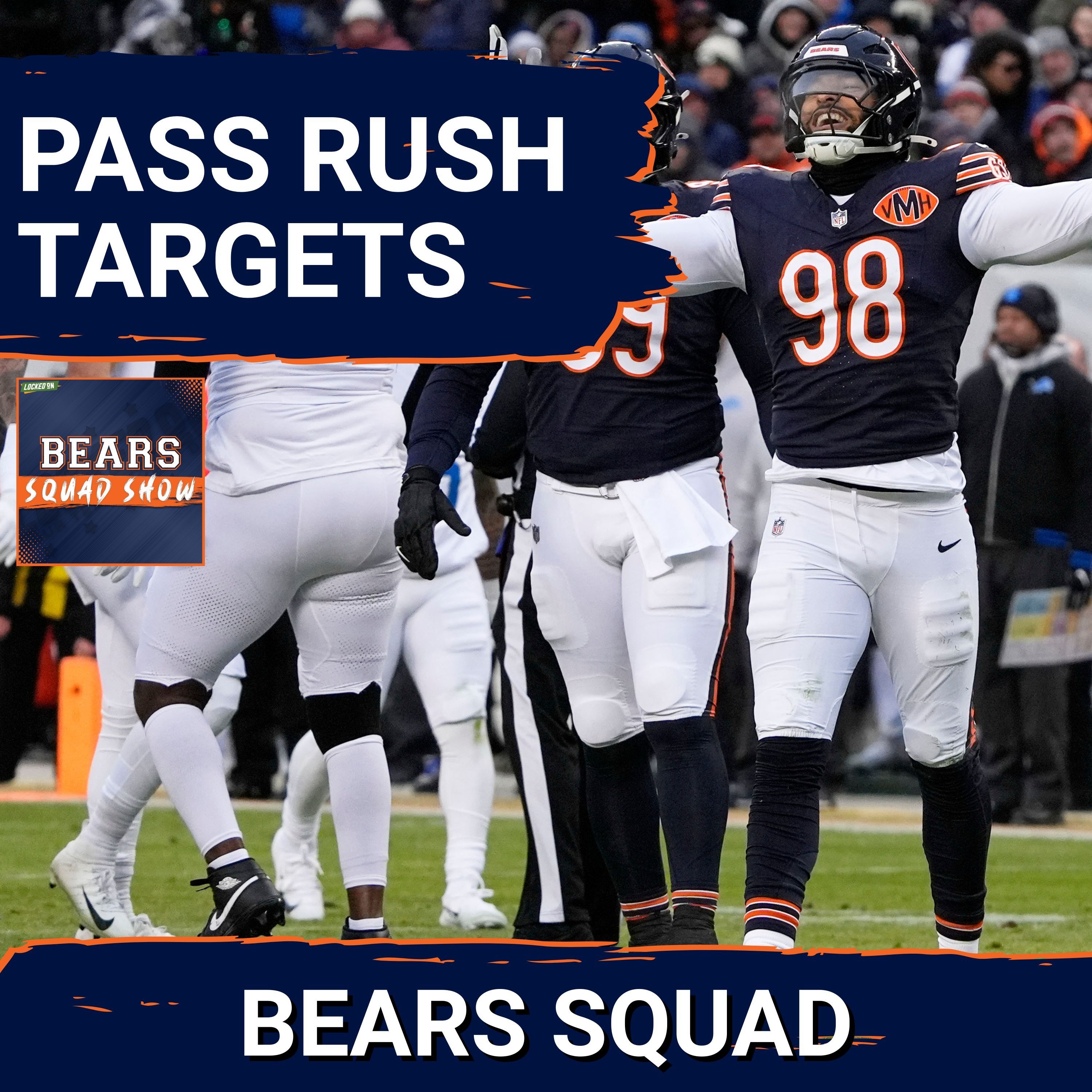 BEARS SQUAD SHOW: What's the BEST WAY for the Chicago Bears to improve their d-line this offseason?