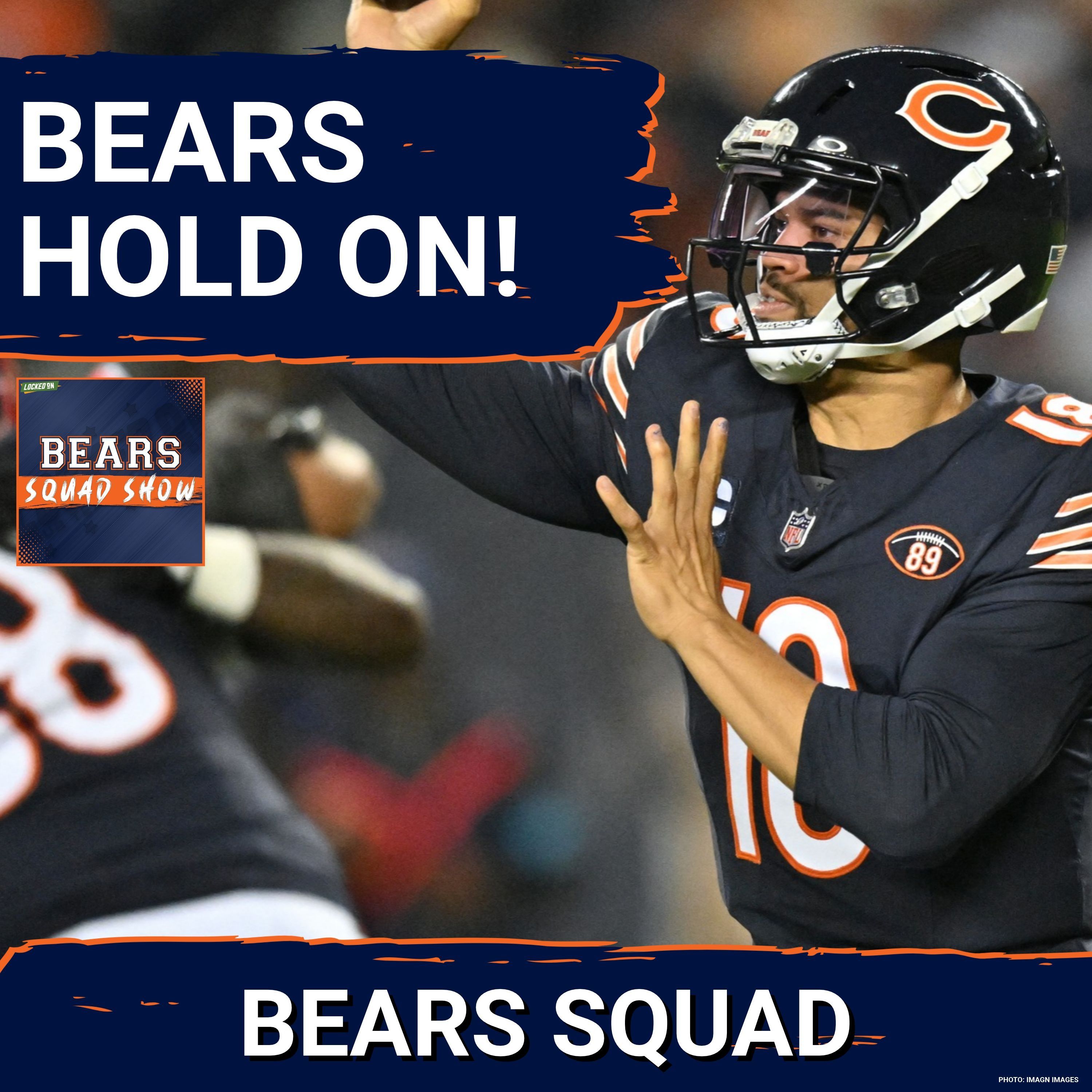 BEARS SQUAD SHOW: The Chicago Bears get CLUTCH throws from Caleb Williams, hold on for 30-24 WIN