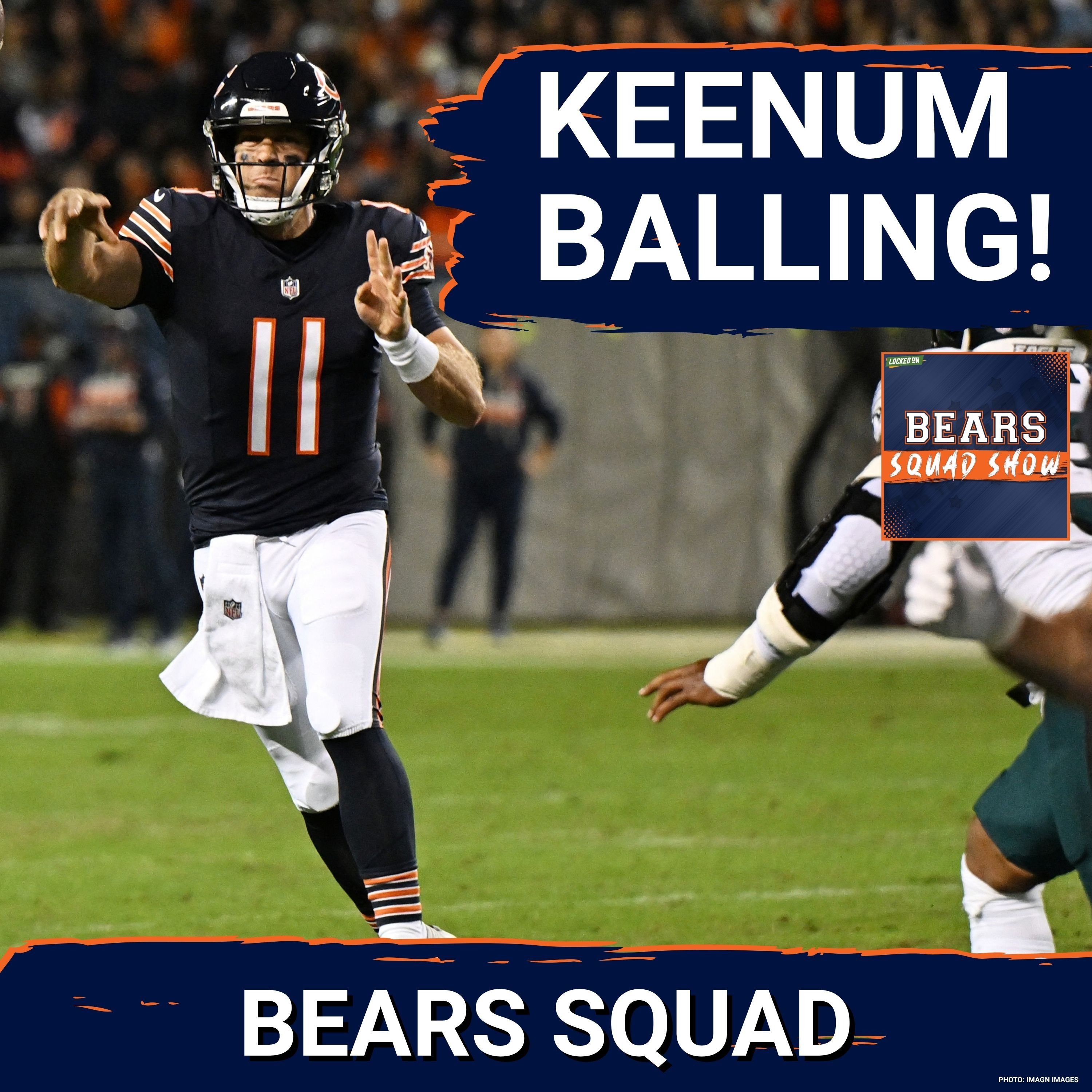 BEARS SQUAD SHOW: Case Keenum and the Chicago Bears defense SHUT DOWN the Eagles, get the WIN 27-7