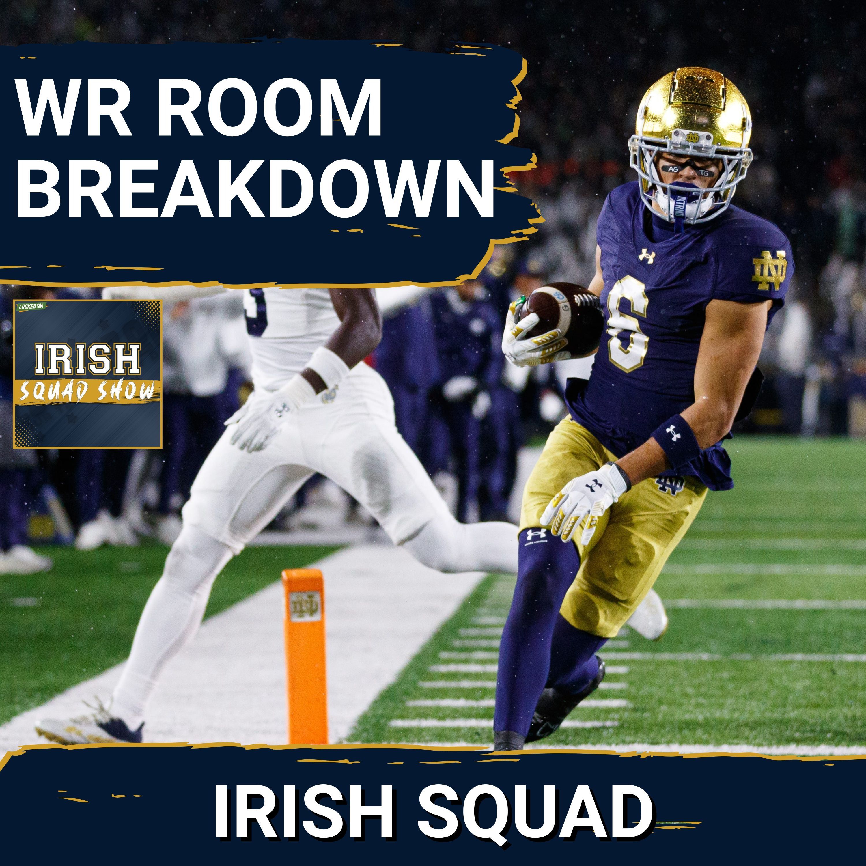 IRISH SQUAD SHOW: How GOOD can the Notre Dame WR room be in 2026 & Miles Boykin joins the show!