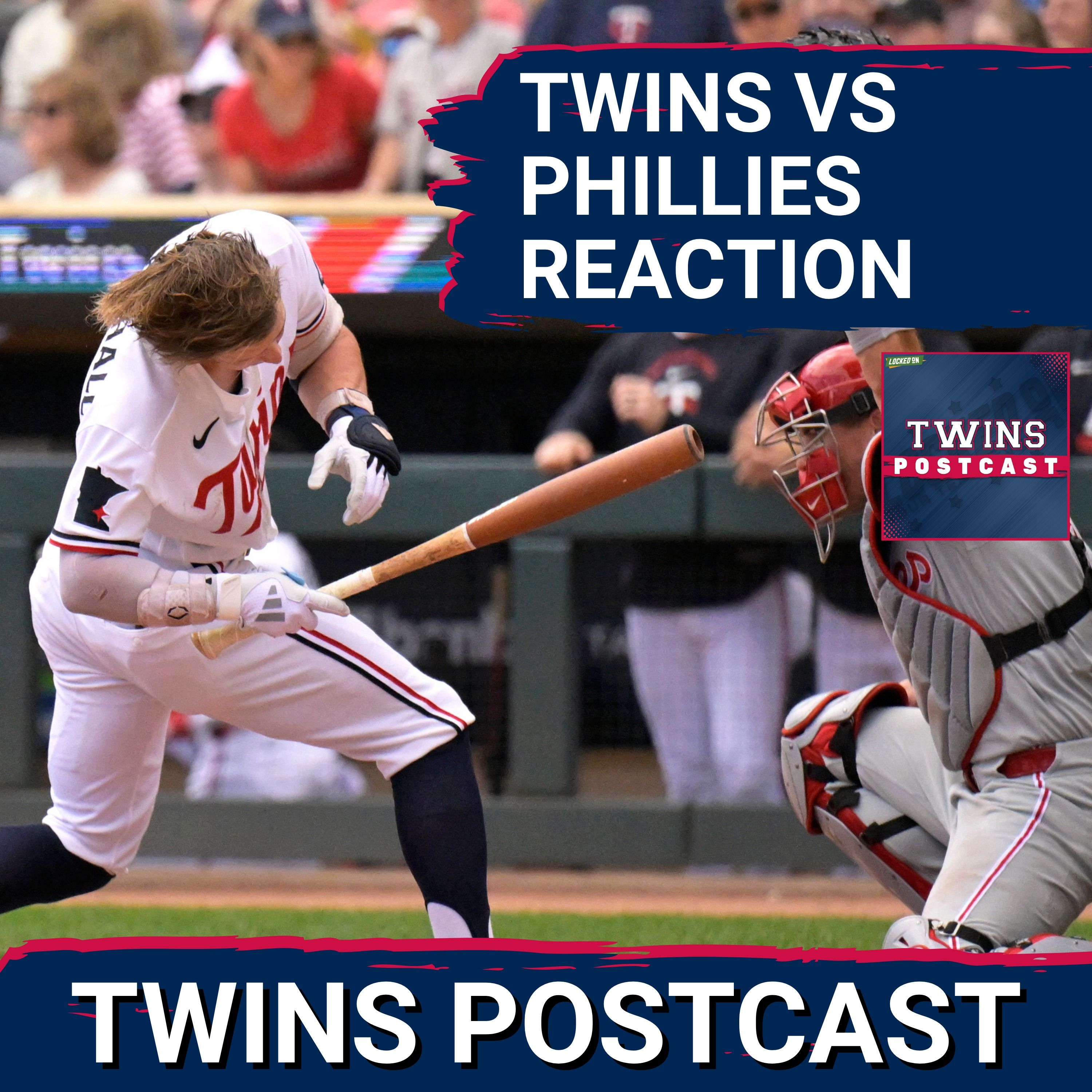 TWINS POSTCAST: Twins SWEPT AFTER LATE GAME COLLAPSE vs. Philadelphia, 7-5 episode artwork
