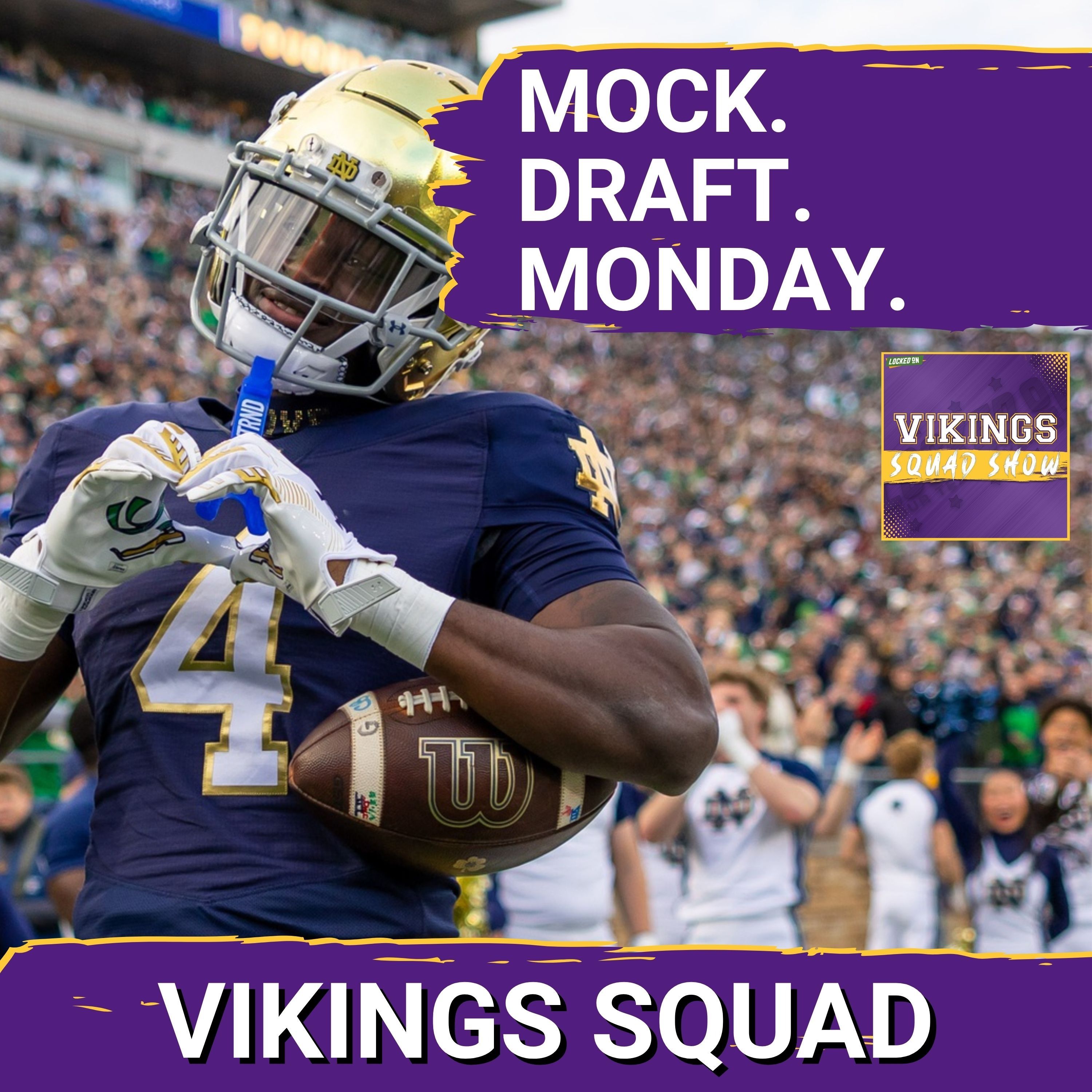 VIKINGS SQUAD SHOW: DREAM vs NIGHTMARE Draft Scenarios for Minnesota Vikings