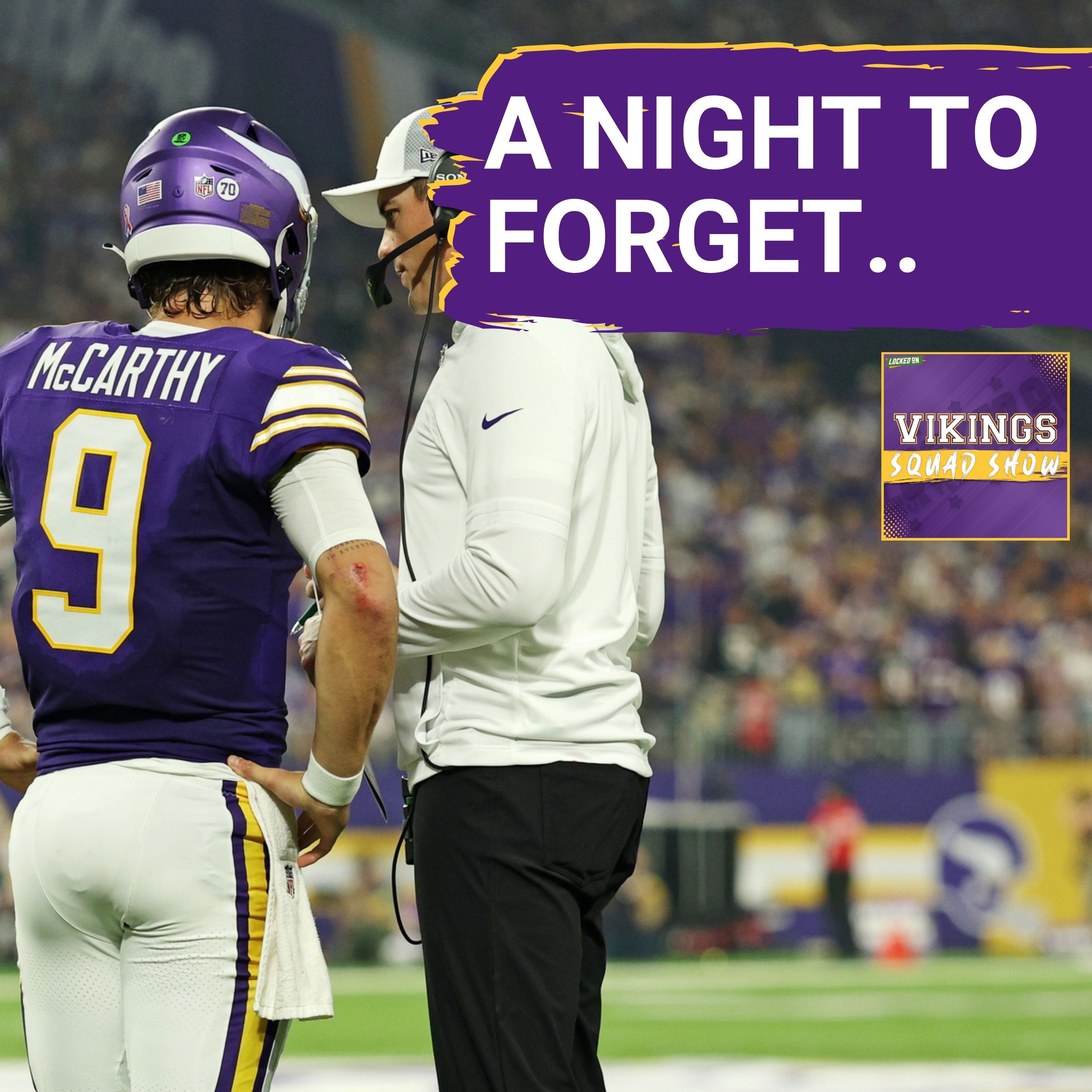 VIKINGS SQUAD SHOW: VIKINGS DISMANTLED BY INJURIES, CRUMBLE vs. Atlanta Falcons, 22-6