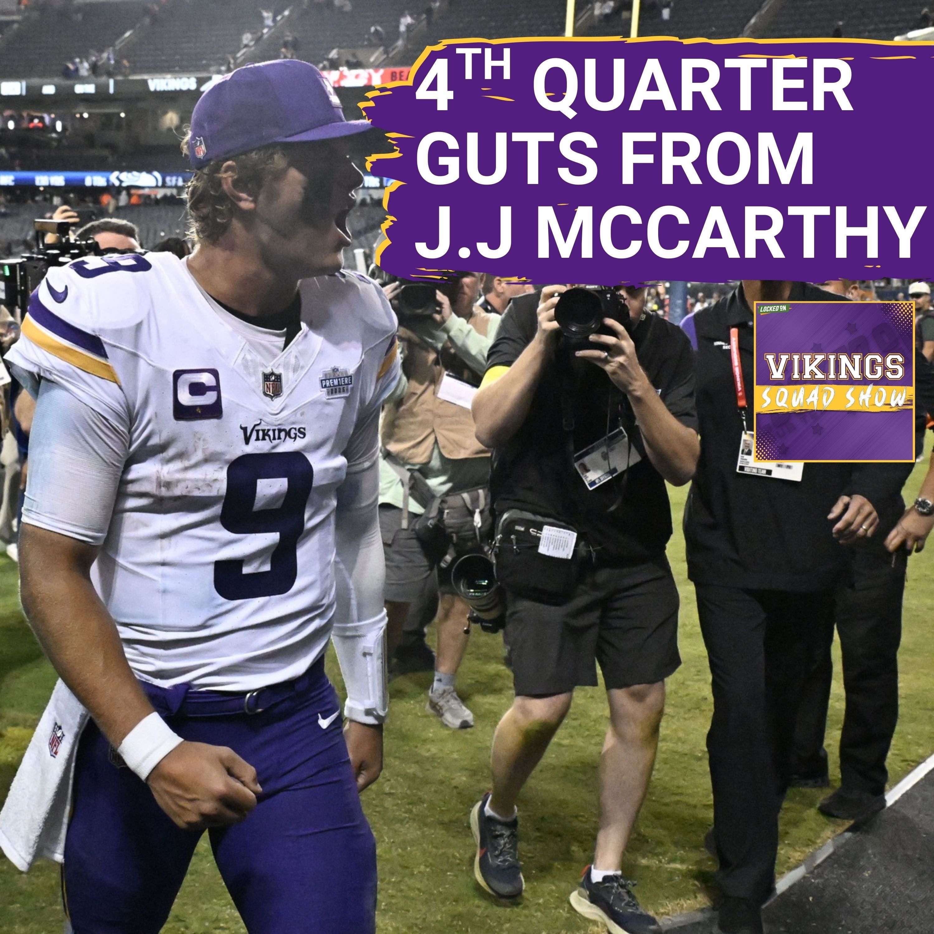VIKINGS SQUAD SHOW: J.J. McCarthy's GRITTY 4th-Quarter Helps Vikings Steal Win In Solider Field