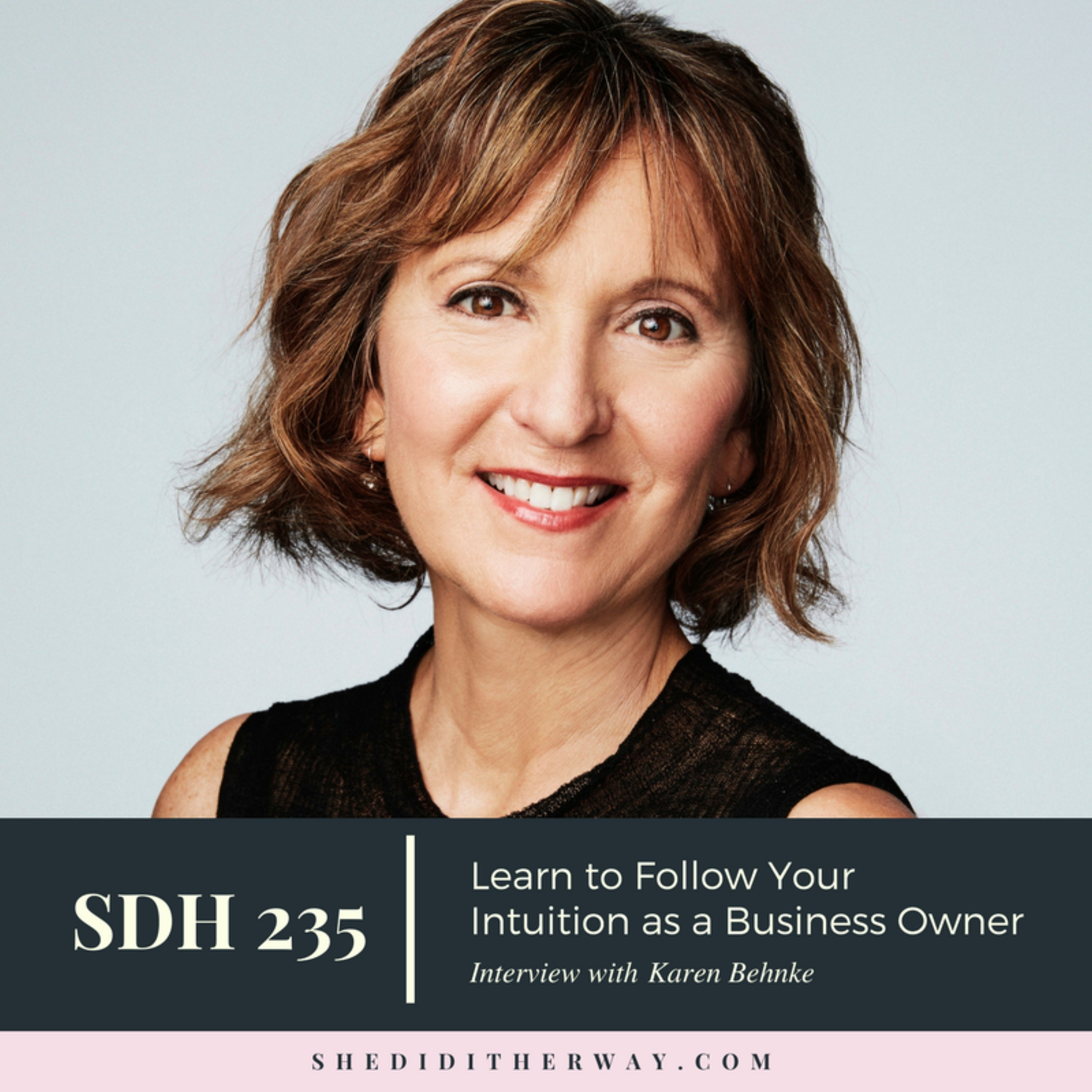 SDH235: Learn to Follow Your Intuition as a Business Owner with Karen Behnke episode artwork