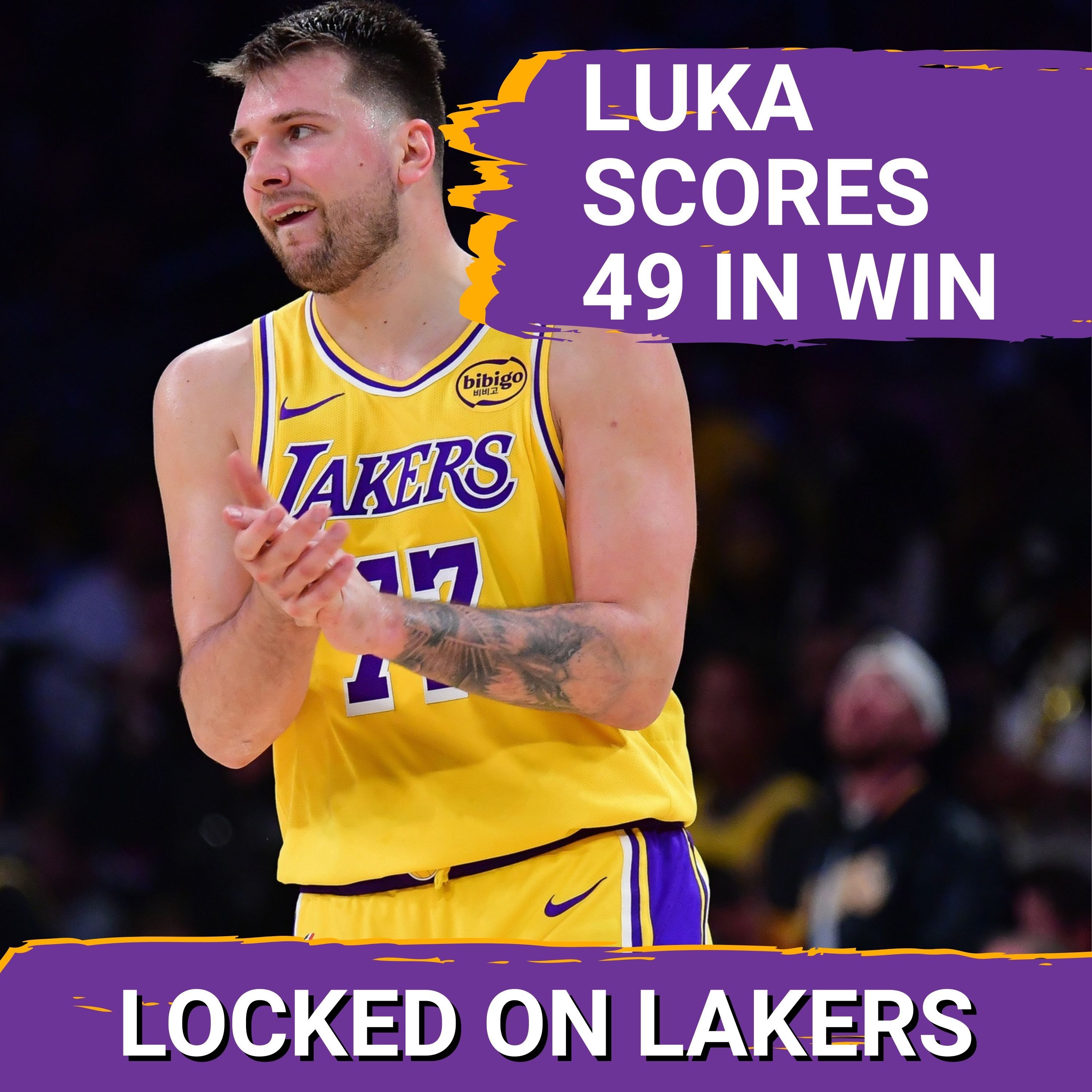 Luka Dončić Scores 49, Lakers Beat Minnesota 128-110 for First Win of the Season