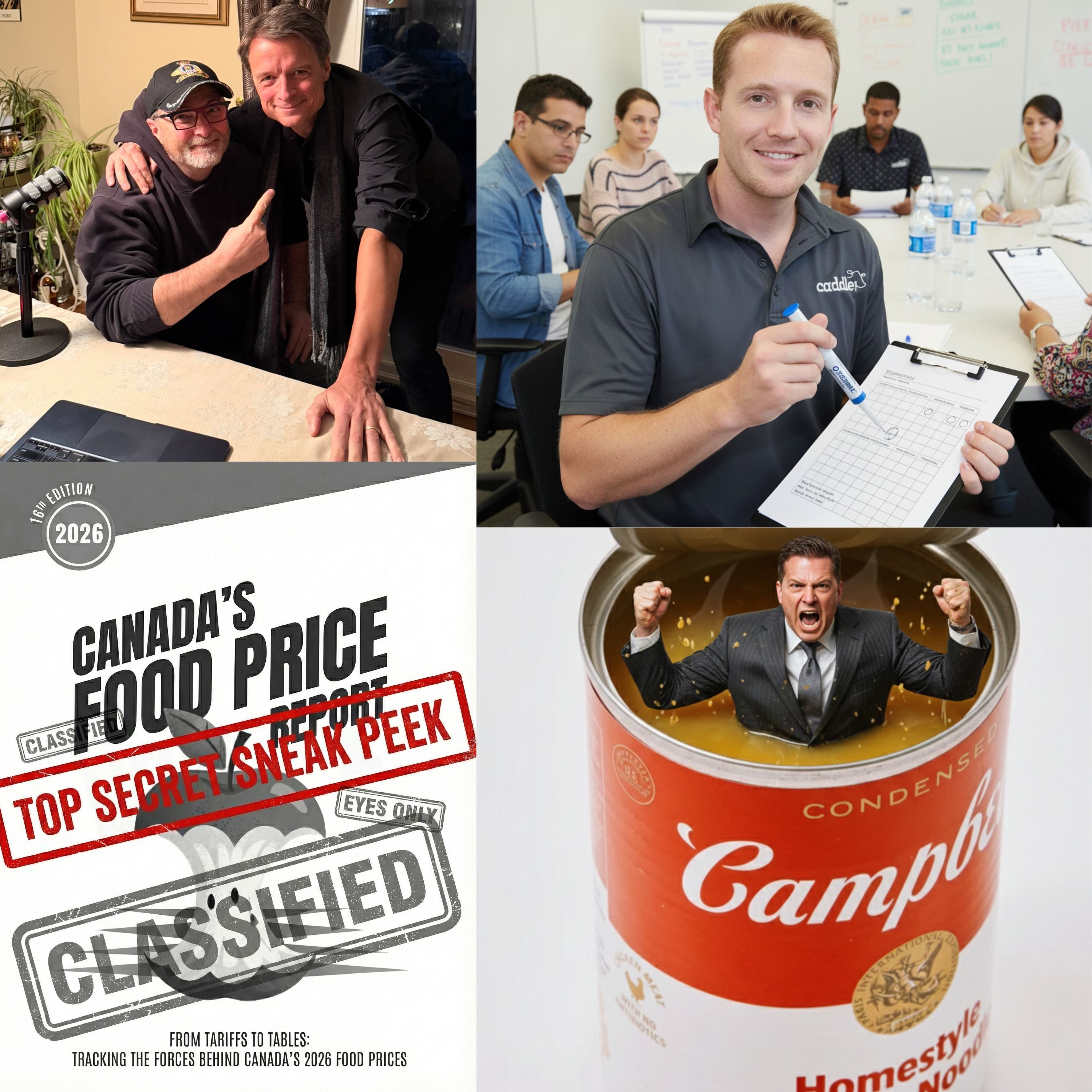Canada's Food Price Report Sneak Peek, Lefty Farmers, Campbell's Chicken Soup Traitor & guest Ransom Hawley, CEO of Caddle, on How GLP-1 Drugs Are Reshaping Canadians