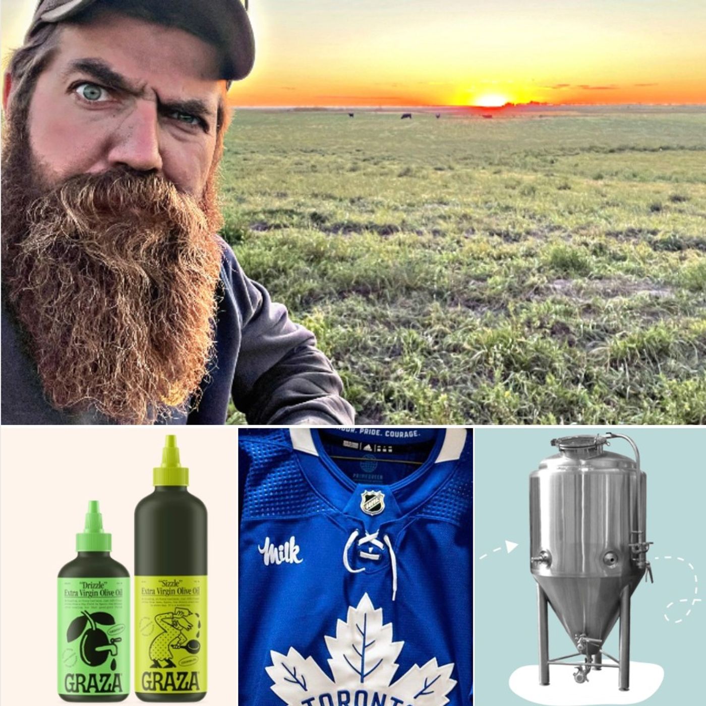 Lab Grown Dairy Heads to Israel, Milk Chasing the Stanley Cup, and our guest Dickson Delorme aka Quick Dick McDick