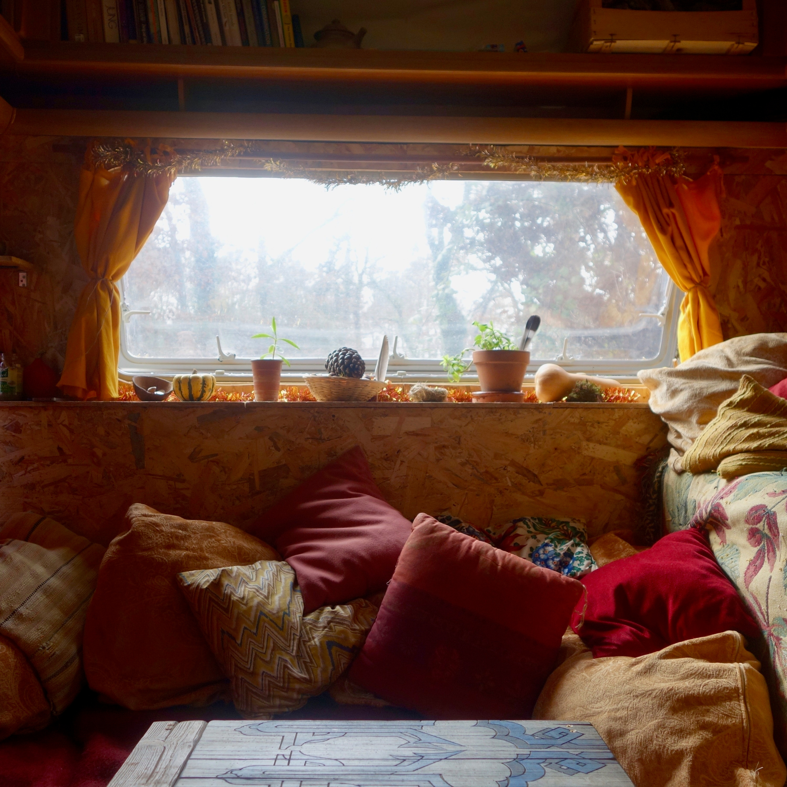 What we love and hate about living in a caravan in the woods