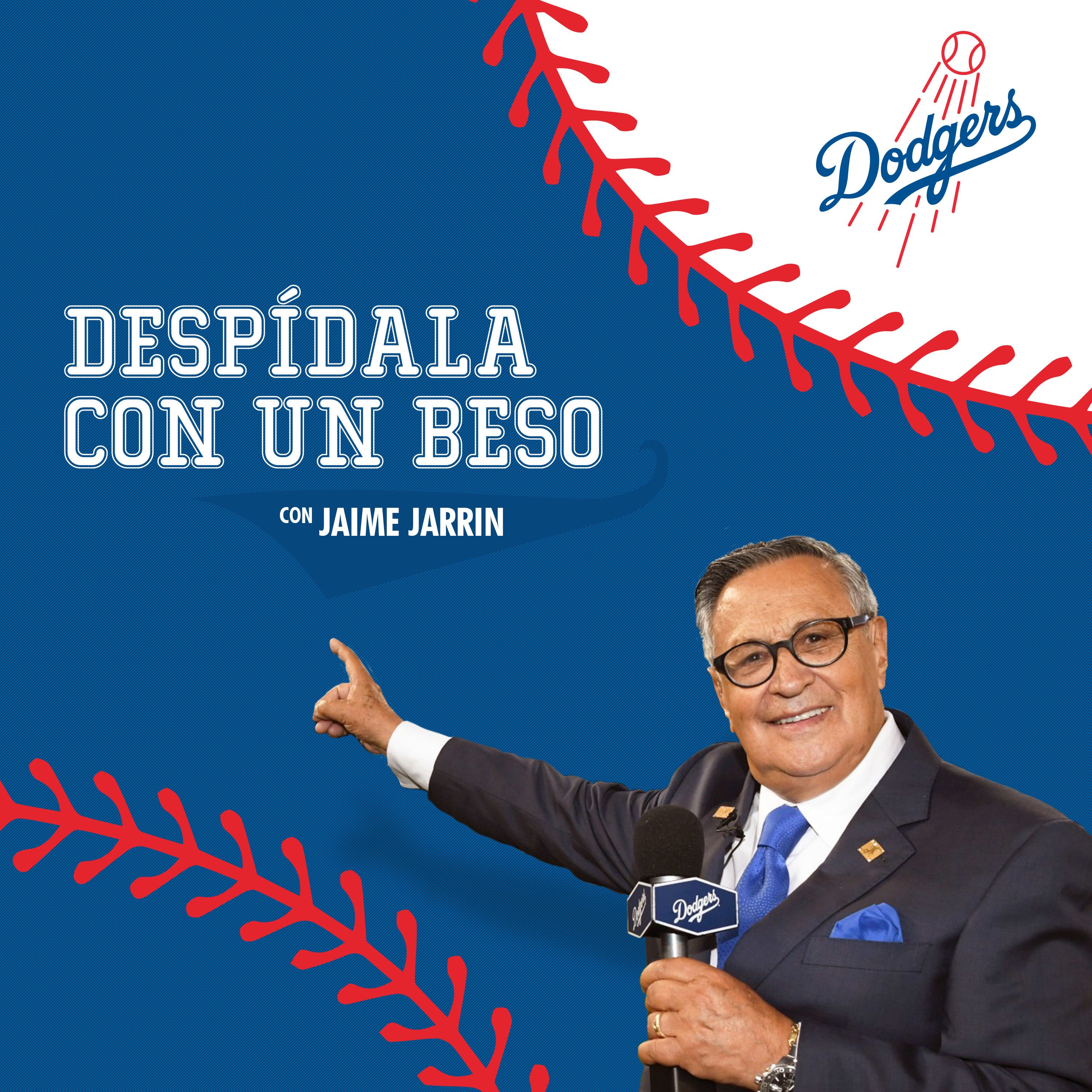 Jaime platica con el talentoso narrador principal de los Padres de San Diego, Eduardo Ortega, y un querido ex pelotero de las ligas mayores quien empezó su carrera con los Dodgers, Ismael “El Rocket” Valdez.