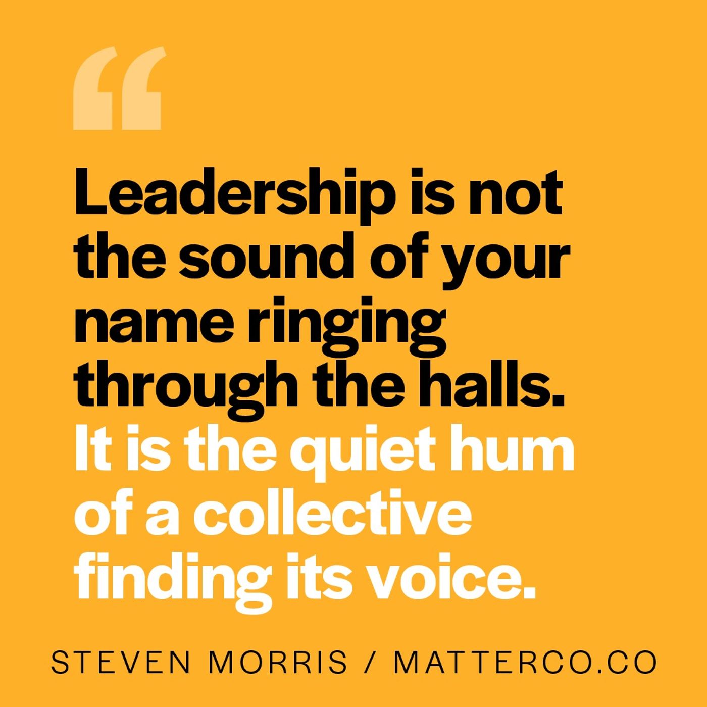 The Paradox of Leadership: To Lead Is to Disappear
