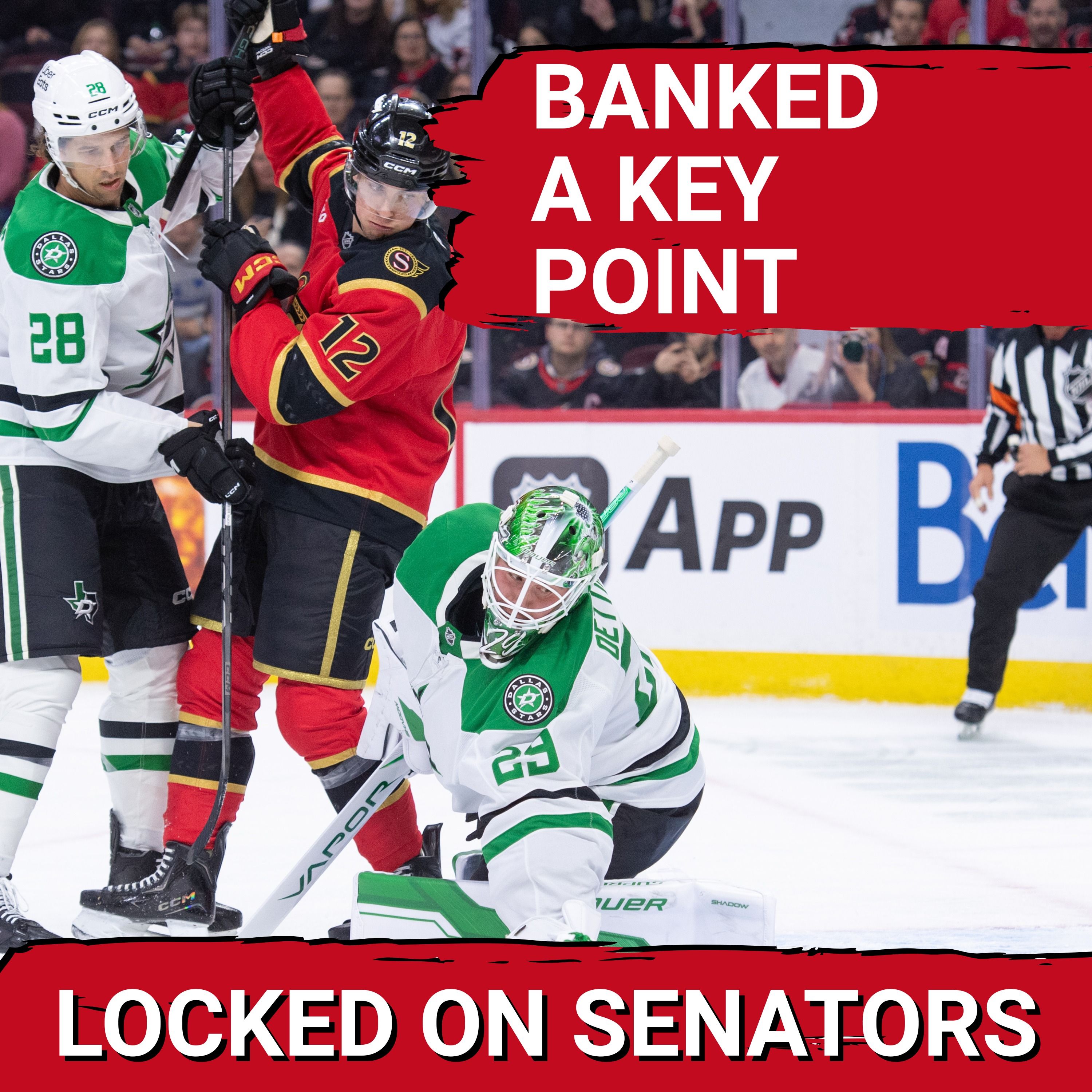 POST CAST: THOMAS CHABOT INJURED, BRUTAL REFS COST OTTAWA SENATORS IN OT LOSS VS DALLAS STARS