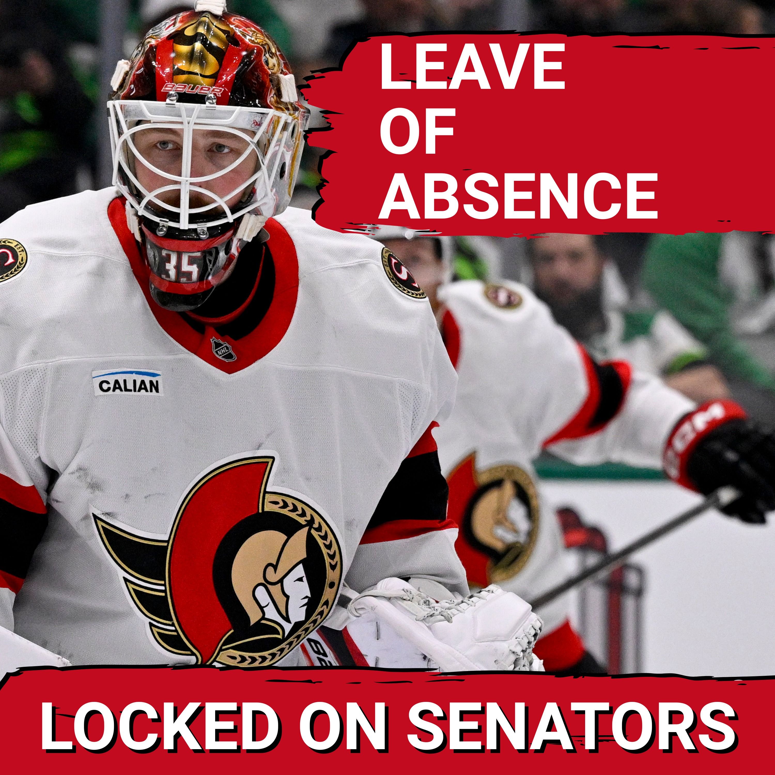 Linus Ullmark Granted Leave Of Absence + Ottawa Senators vs Columbus Blue Jackets Game Day Preview