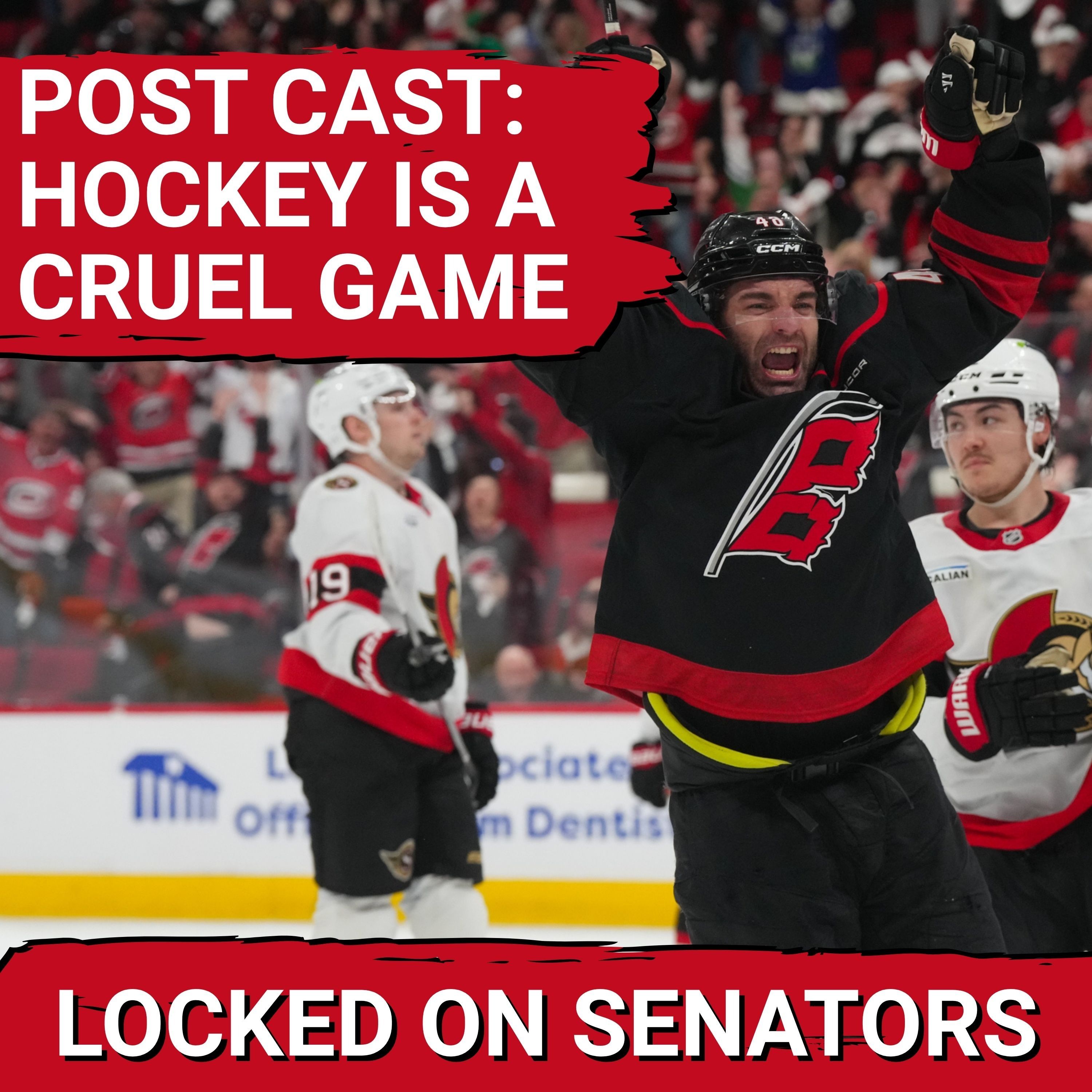 PLAYOFF POST CAST: OTTAWA SENATORS DROP DOUBLE OT THRILLER IN GAME TWO VS CAROLINA HURRICANES