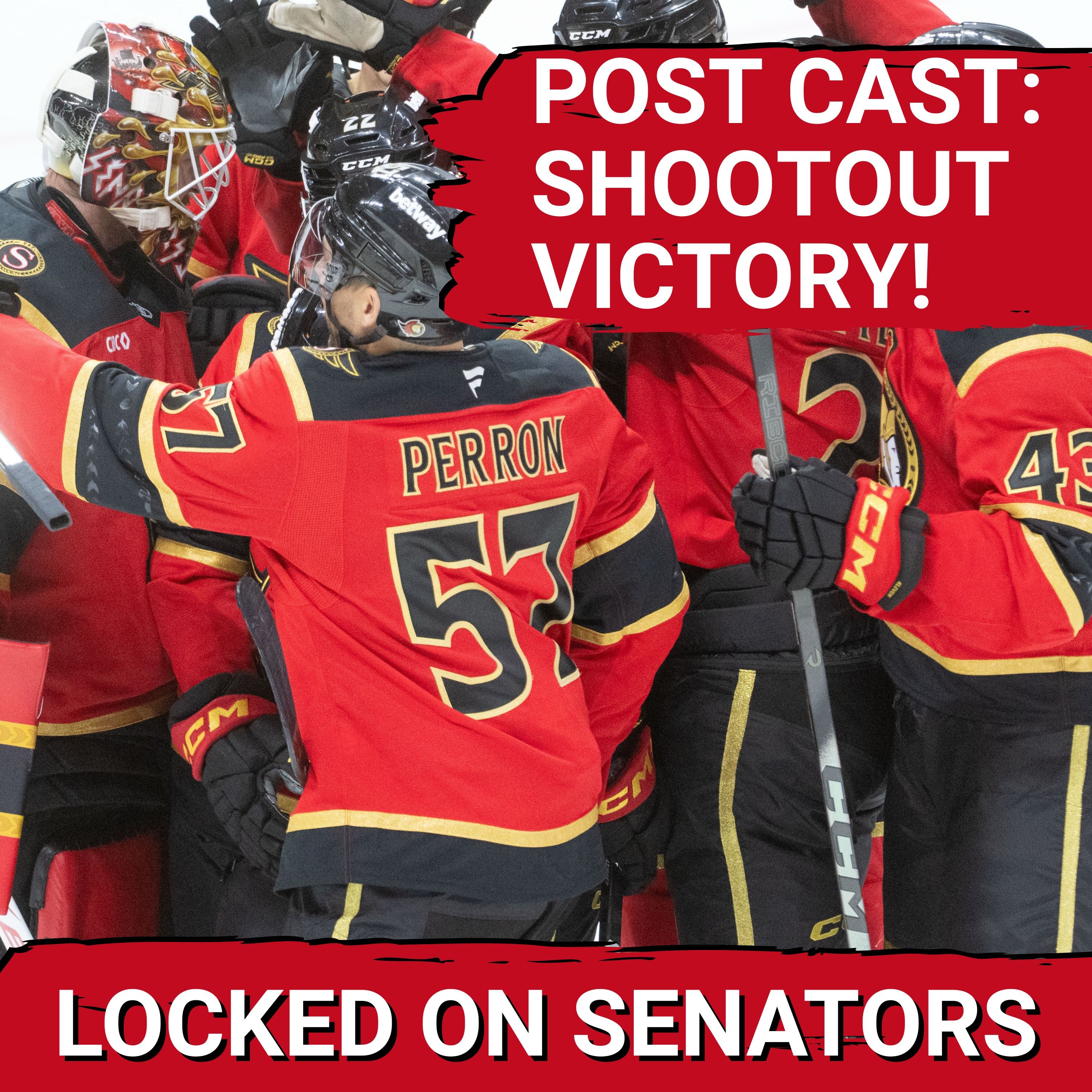 POST CAST: LINUS ULLMARK STANDS TALL, OTTAWA SENATORS SNEAK OUT SHOOTOUT WIN VS SEATTLE KRAKEN