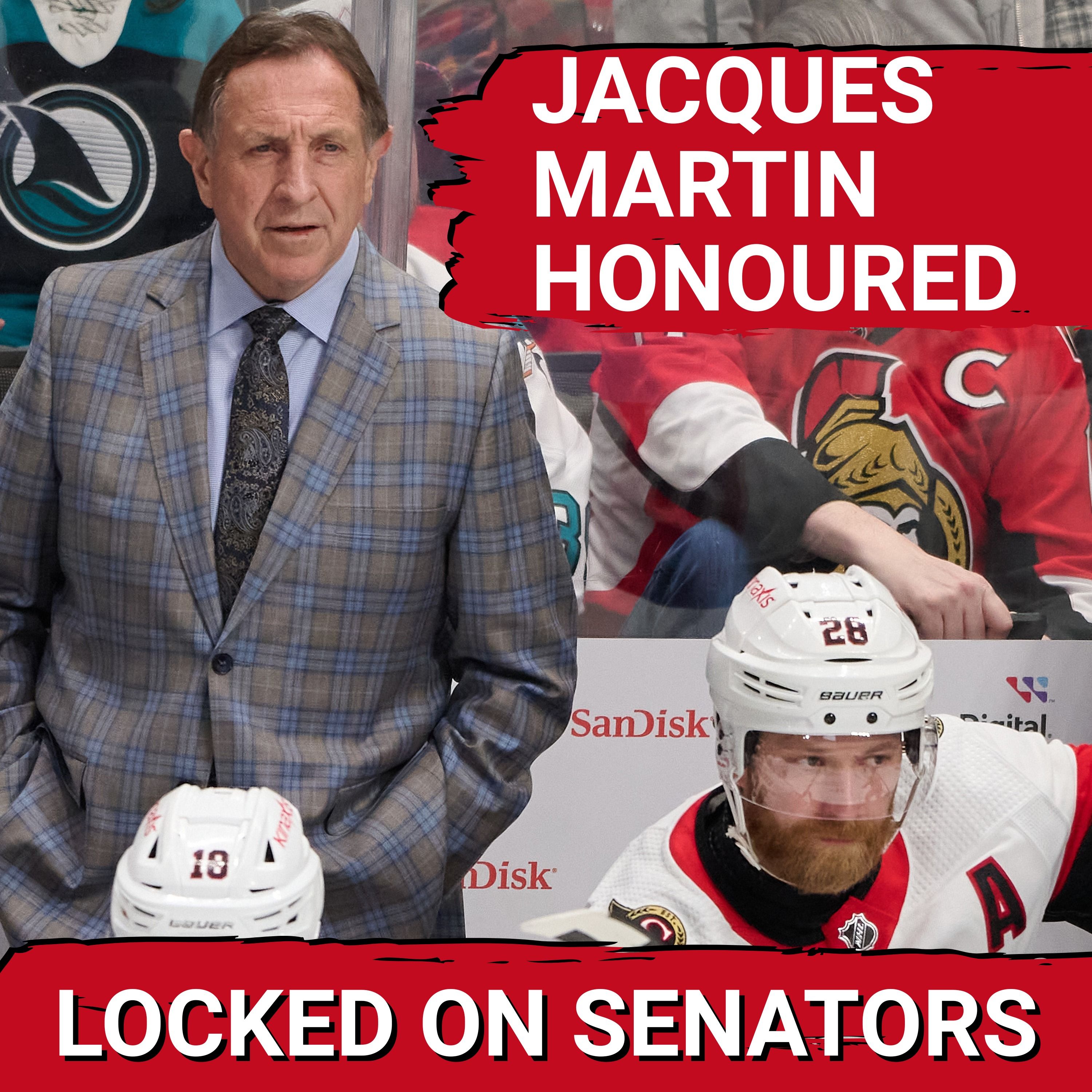 Jacques Martin To Be Inducted To Ottawa Senators Ring of Honour! + Sens vs Penguins Game Day Preview