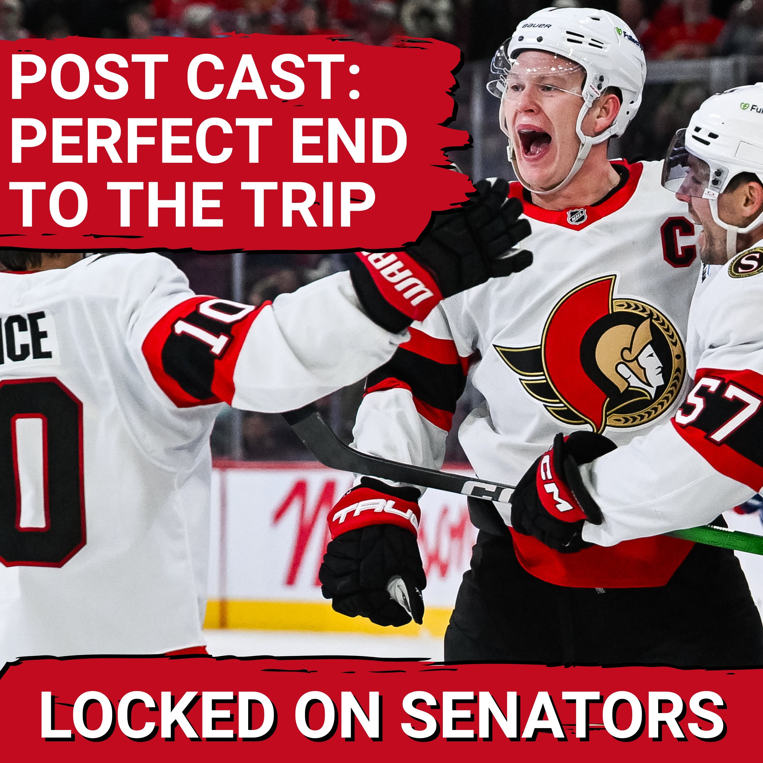 POST CAST: BRADY TKACHUK SLAPS EXCLAMATION MARK ON OTTAWA SENATORS ROAD WIN VS MONTREAL CANADIENS