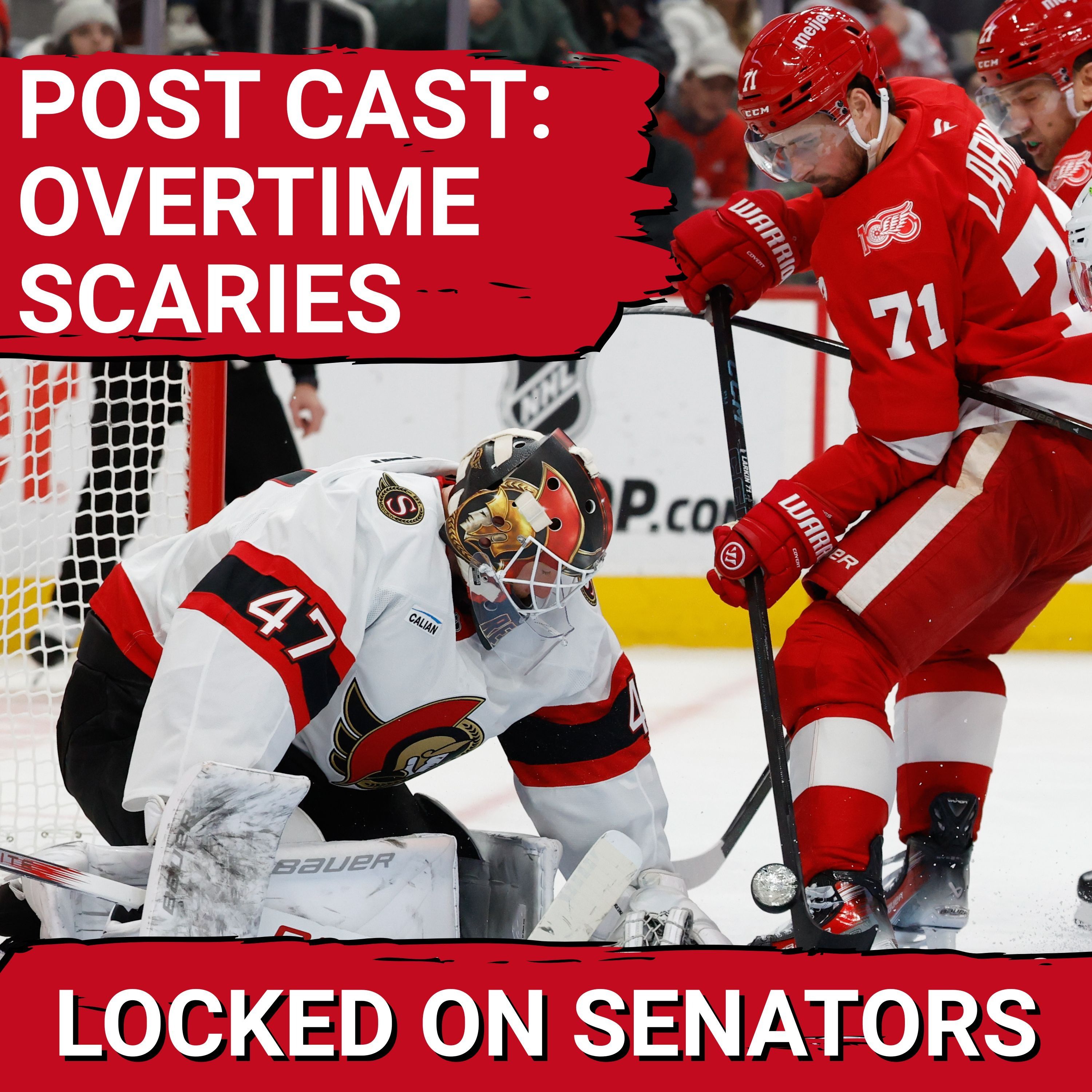 POST CAST: OTTAWA SENATORS WASTE SOLID JAMES REIMER DEBUT IN OT LOSS VS DETROIT RED WINGS