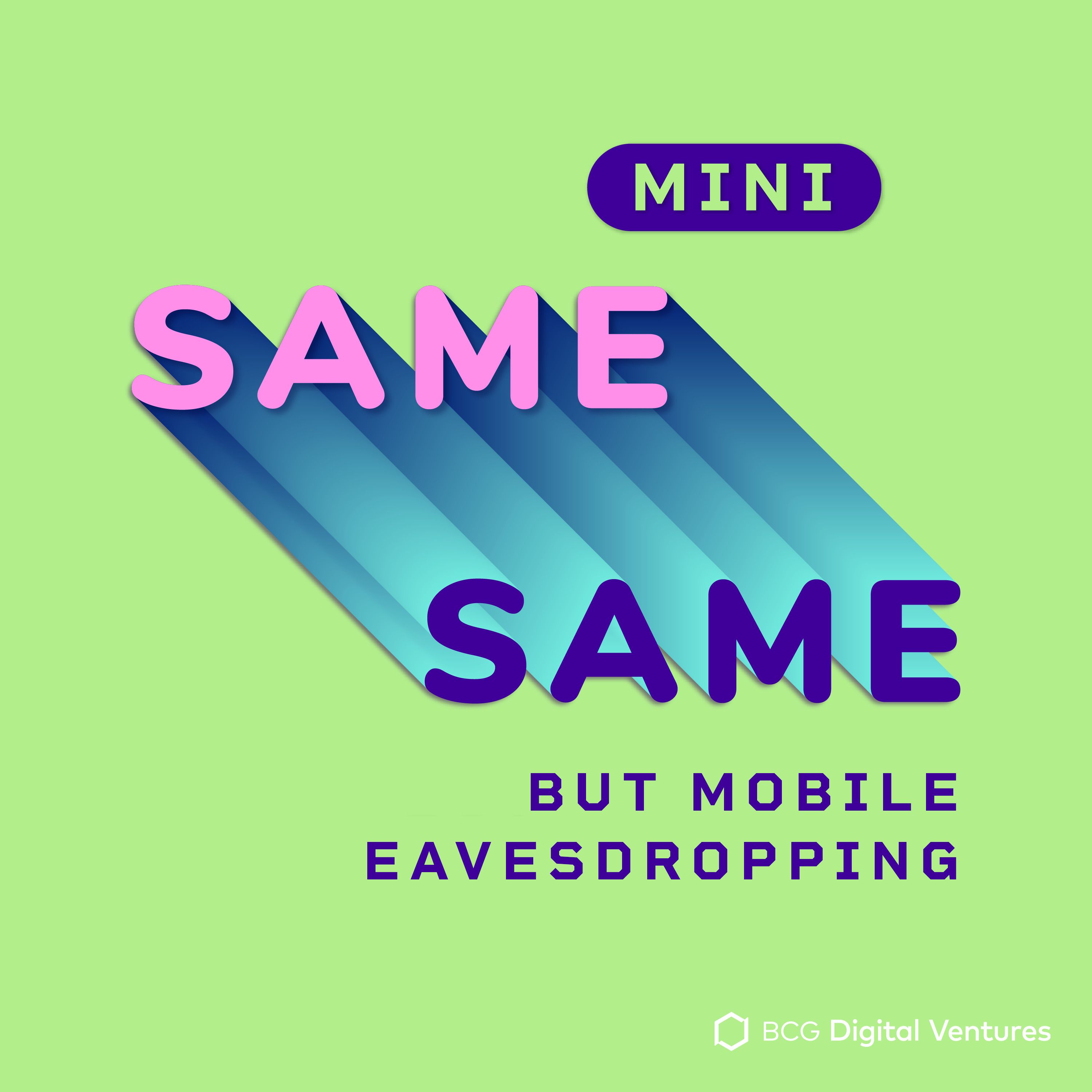 Same Same but Tech