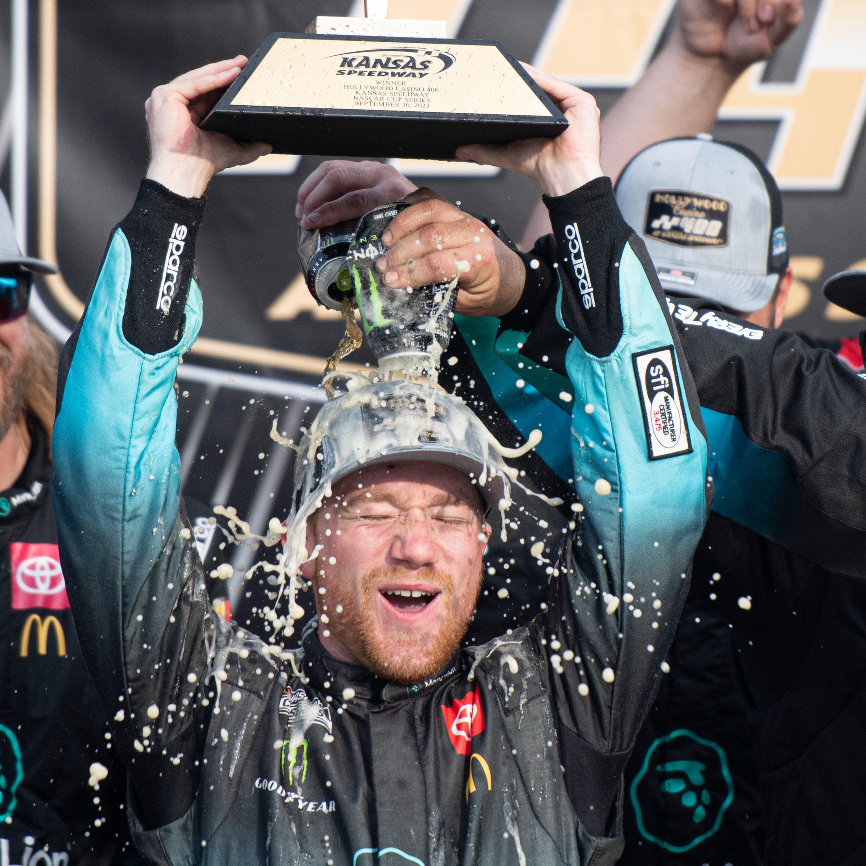 cover of episode Kansas: Martin Truex Jr.’s disastrous playoff start; pivotal restarts and strategy calls; how it got away from Kyle Larson; some fire from Chase Elliott