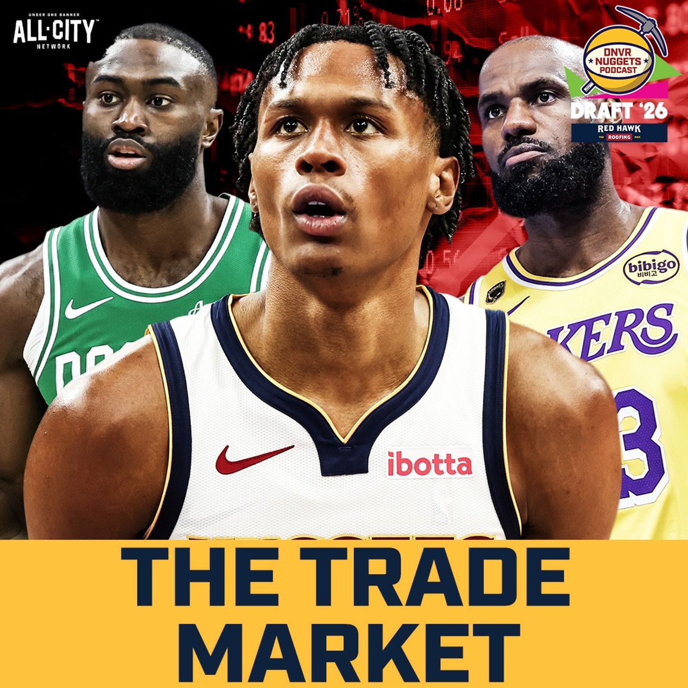 The latest on the NBA trade market, Peyton Watson, Jaylen Brown, LeBron James and more
