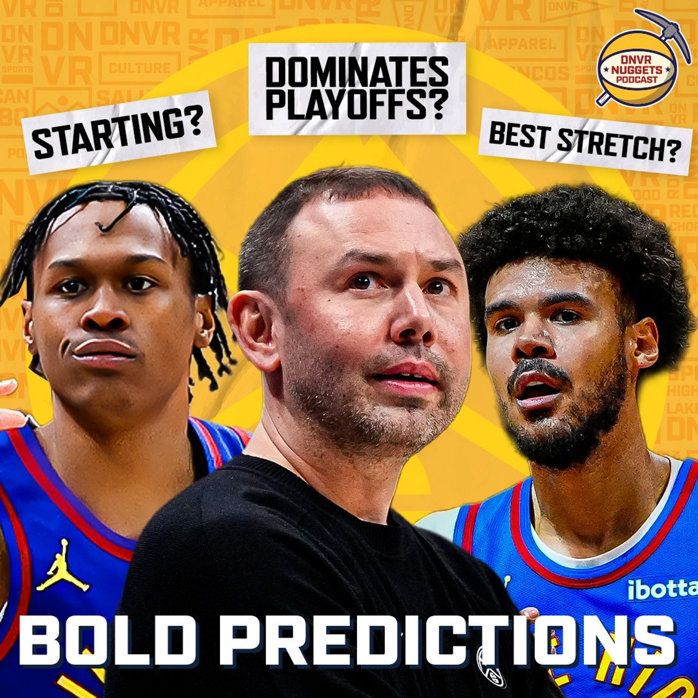 Will PWAT Become a Starter? Will Nuggets Bench WIN the Non-Jokic Minutes? + More | Bold Predictions