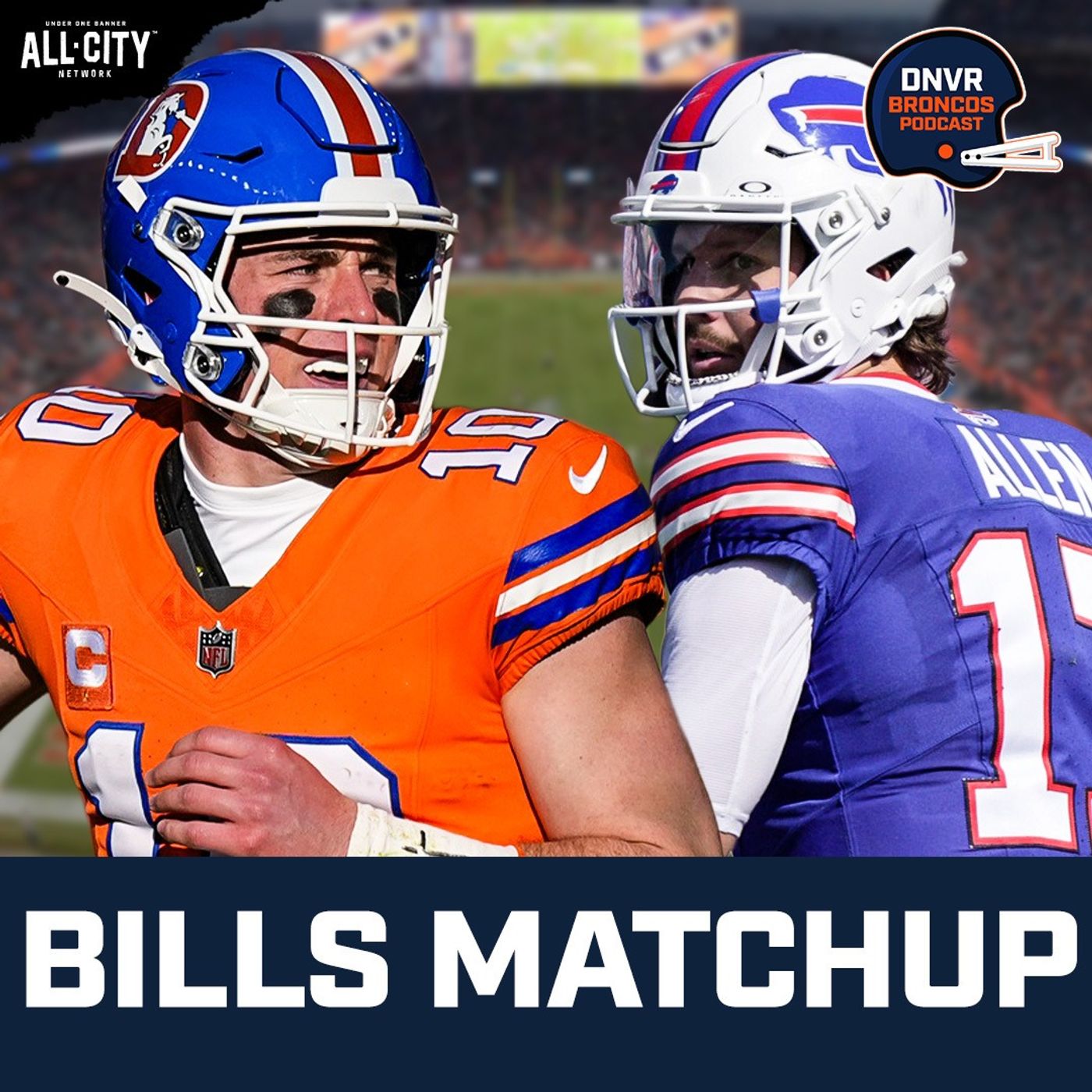 How the Denver Broncos and Bo Nix stack up against the Buffalo Bills and Josh Allen in the playoffs